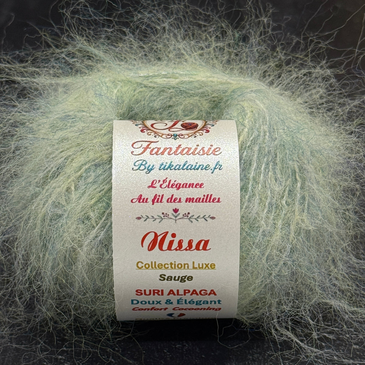 Nissa – Suri Alpaga doux et duveteux – lot à partir de 10 pelotes de 25 g / 110 m