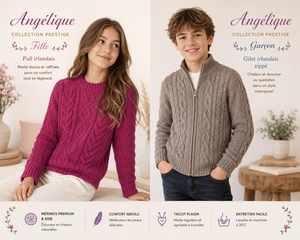 Angélique : Mérinos & Soie
