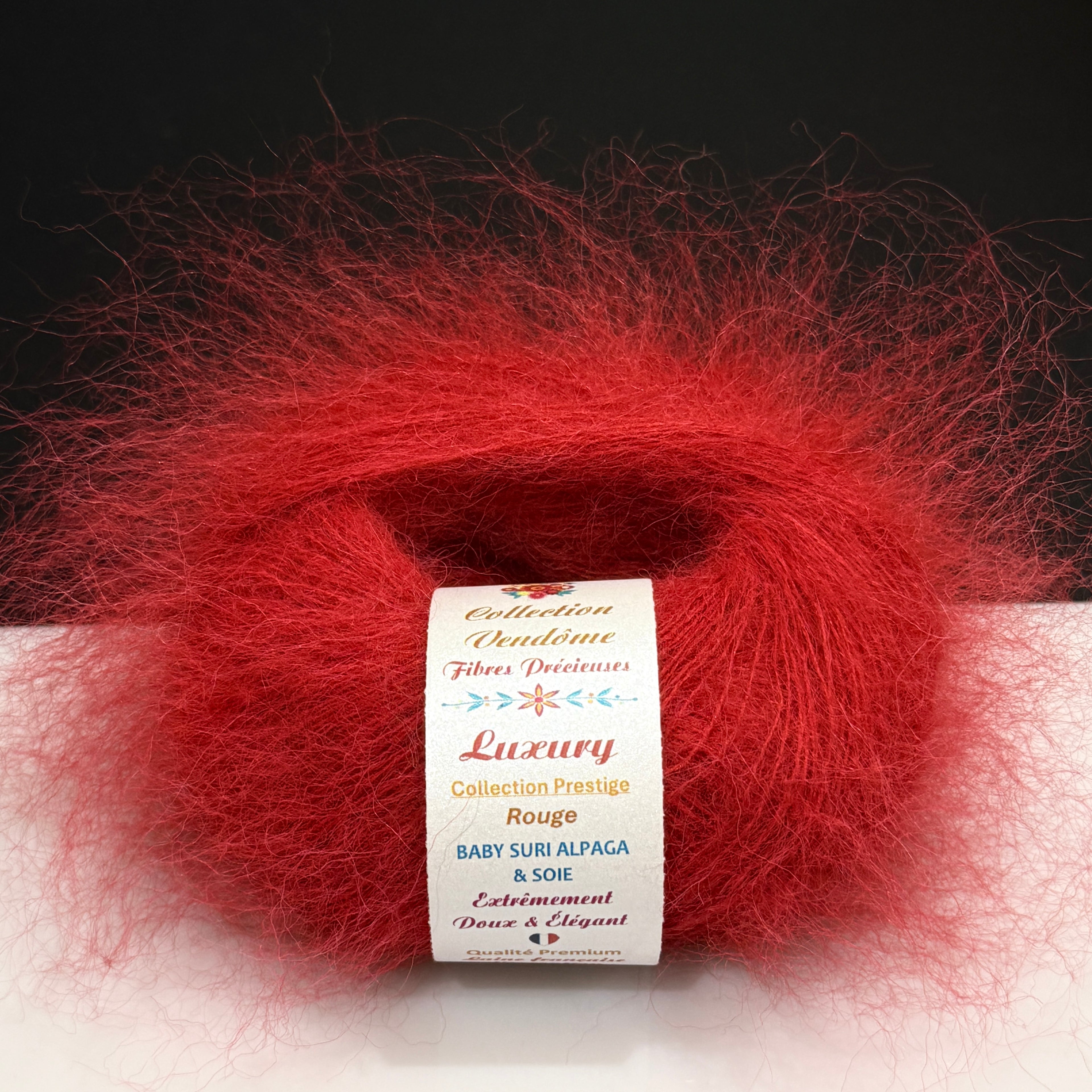 Luxury – Baby Suri Alpaga des Andes & Soie