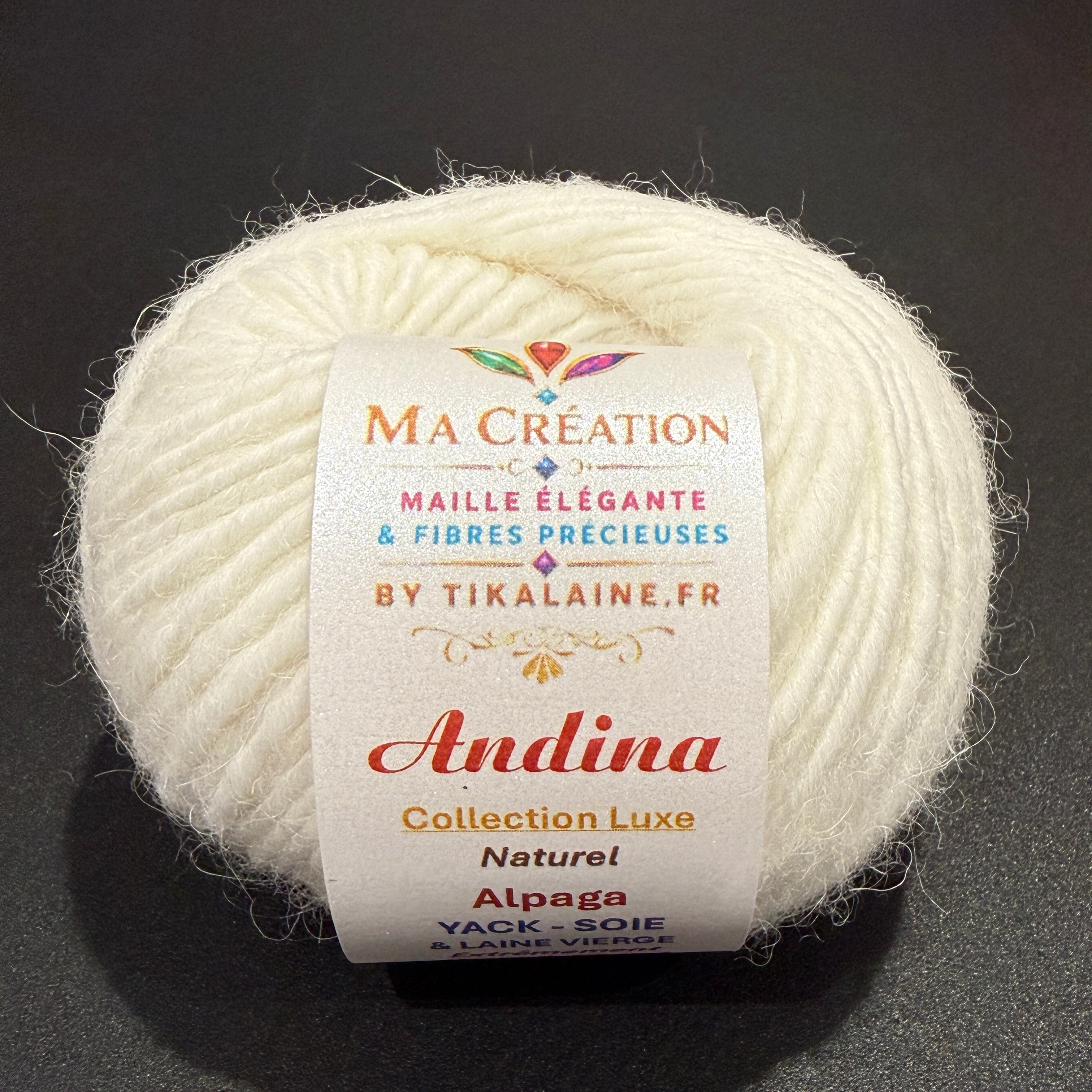 Andina : Alpaga, Yack, Soie et Laine vierge