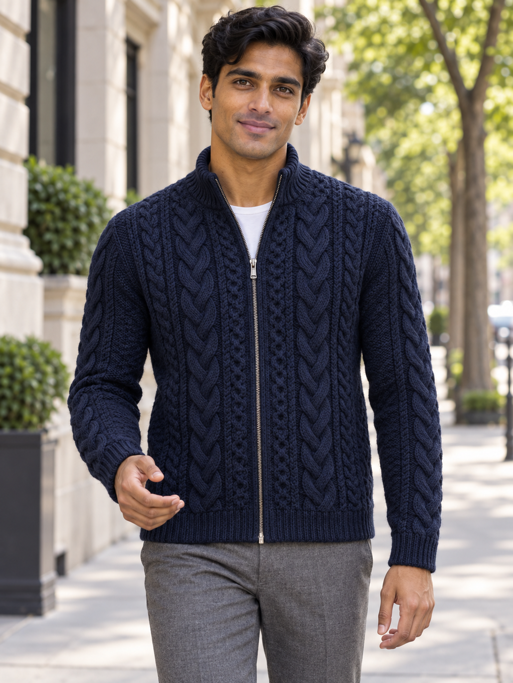 100%Cachemire Premium : Cône de 500g/2200m aiguilles/crochet 3,5-4mm
