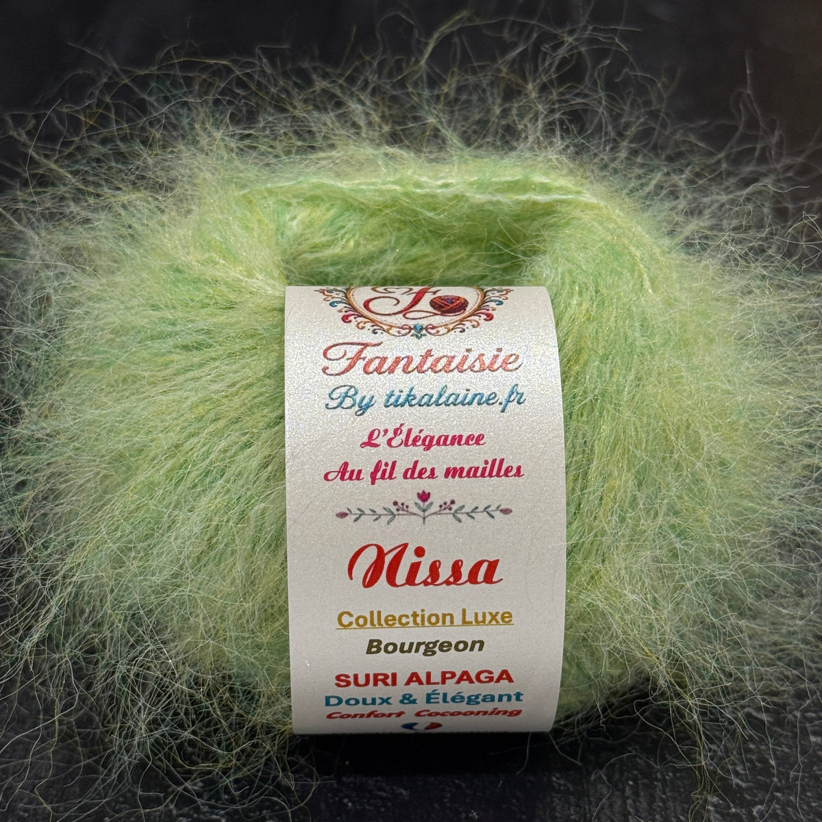 Nissa – Suri Alpaga doux et duveteux – lot à partir de 10 pelotes de 25 g / 110 m