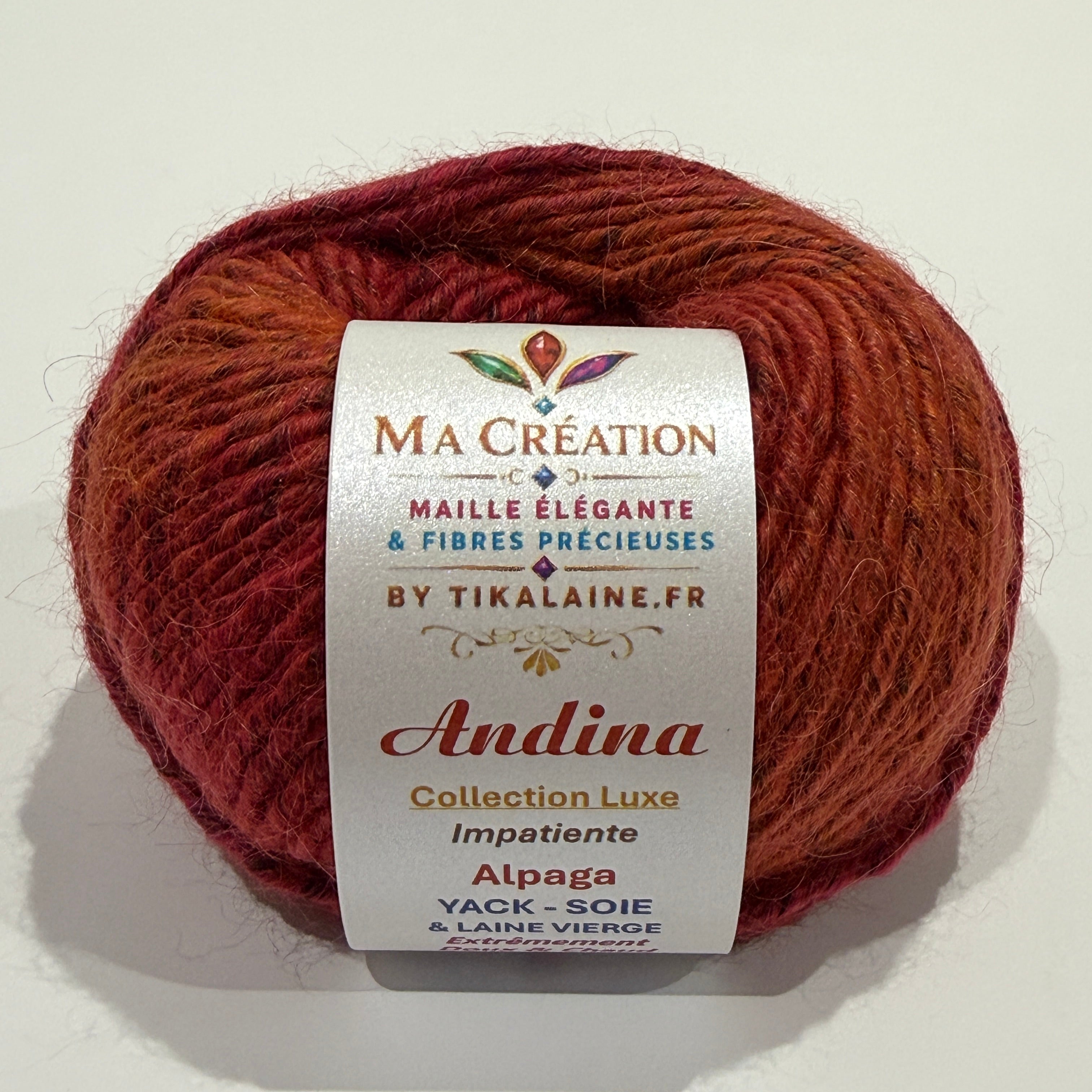 Andina : Alpaga, Yack, Soie et Laine vierge