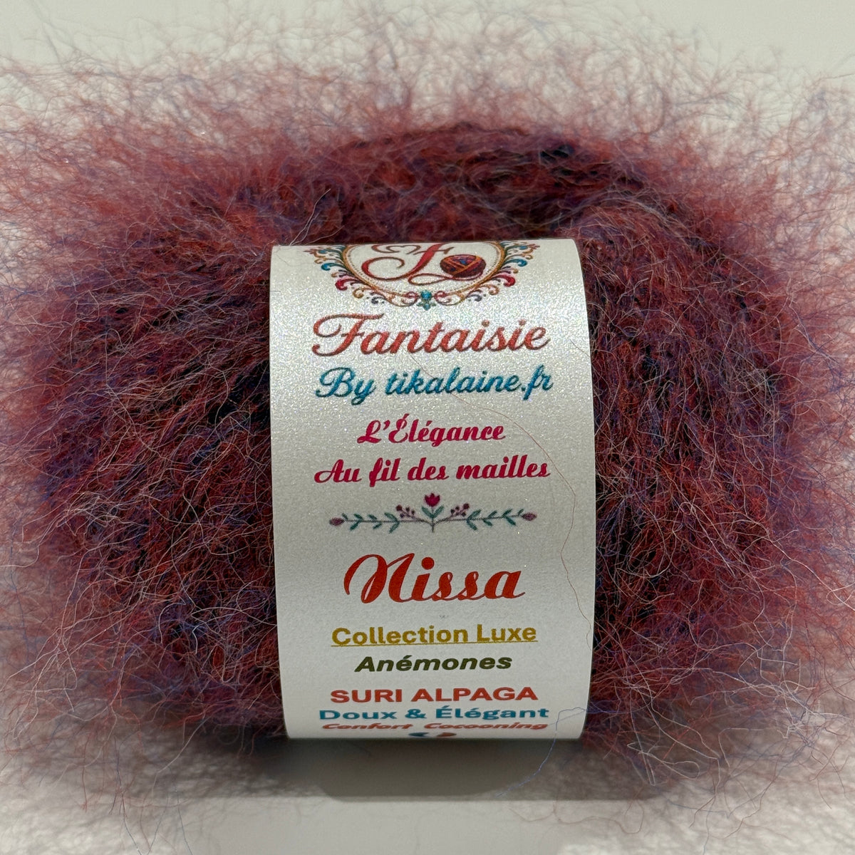 Nissa – Suri Alpaga doux et duveteux – lot à partir de 10 pelotes de 25 g / 110 m
