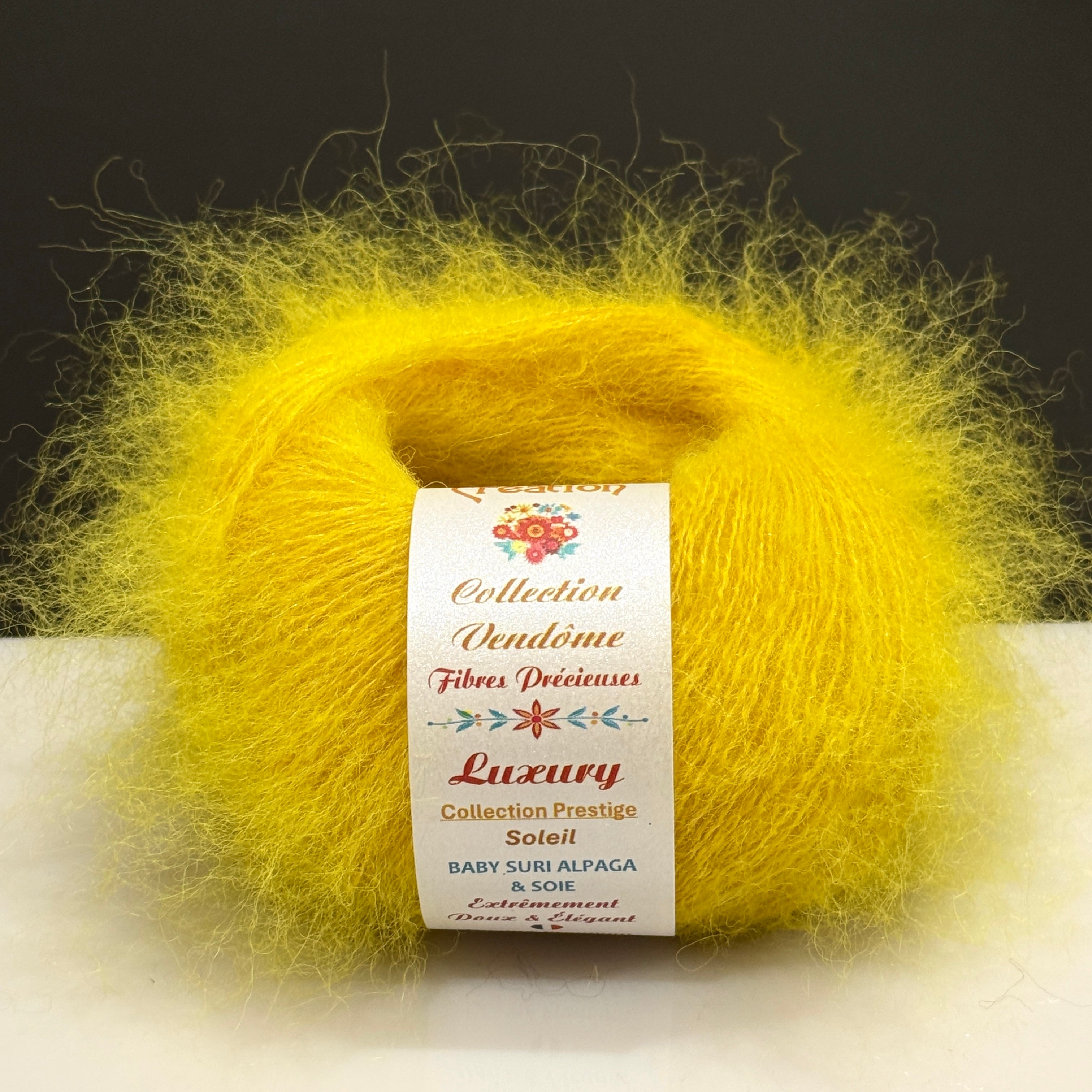 Luxury – Baby Suri Alpaga des Andes & Soie