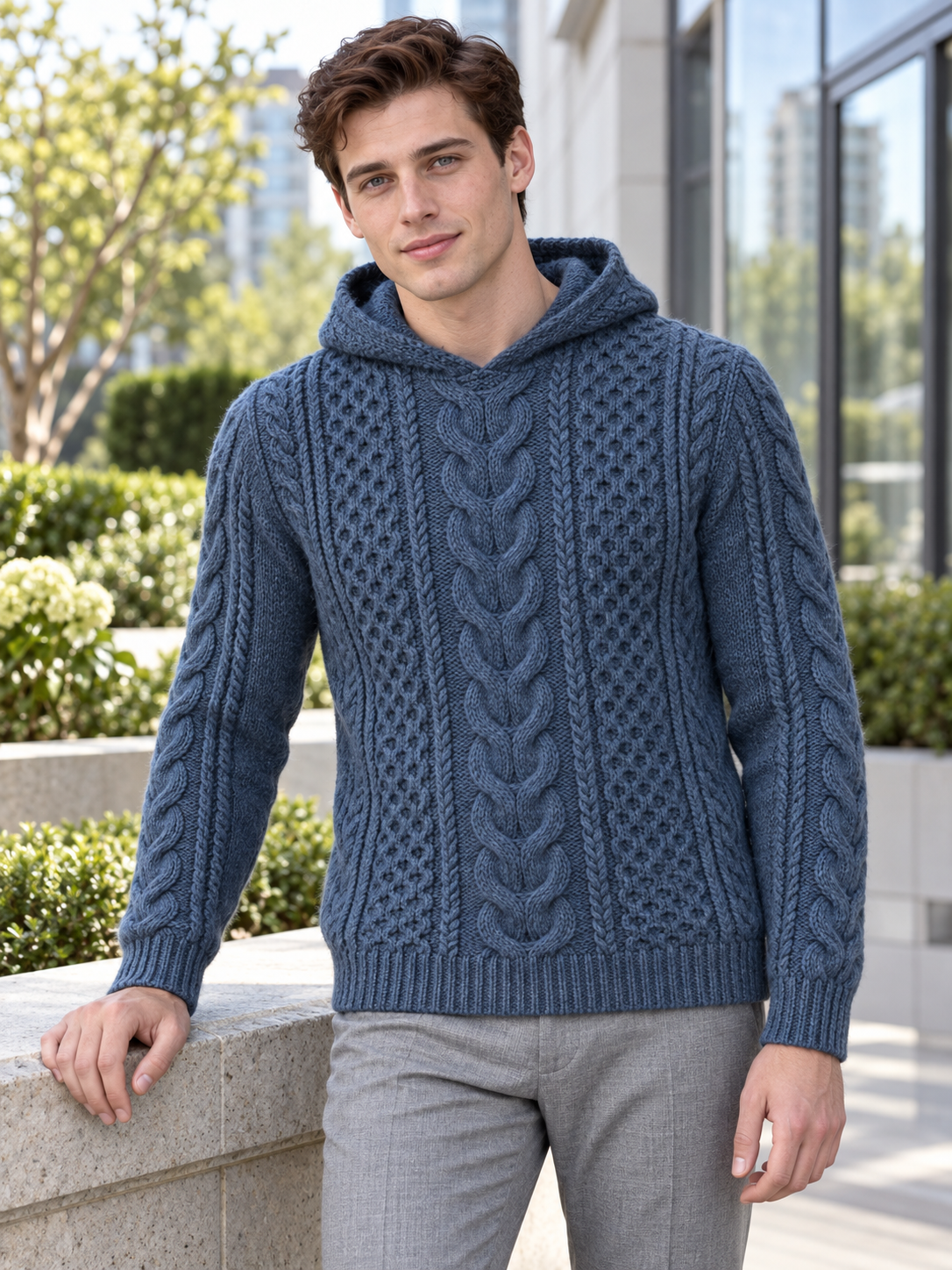 100%Cachemire Premium : Cône de 500g/2200m aiguilles/crochet 3,5-4mm
