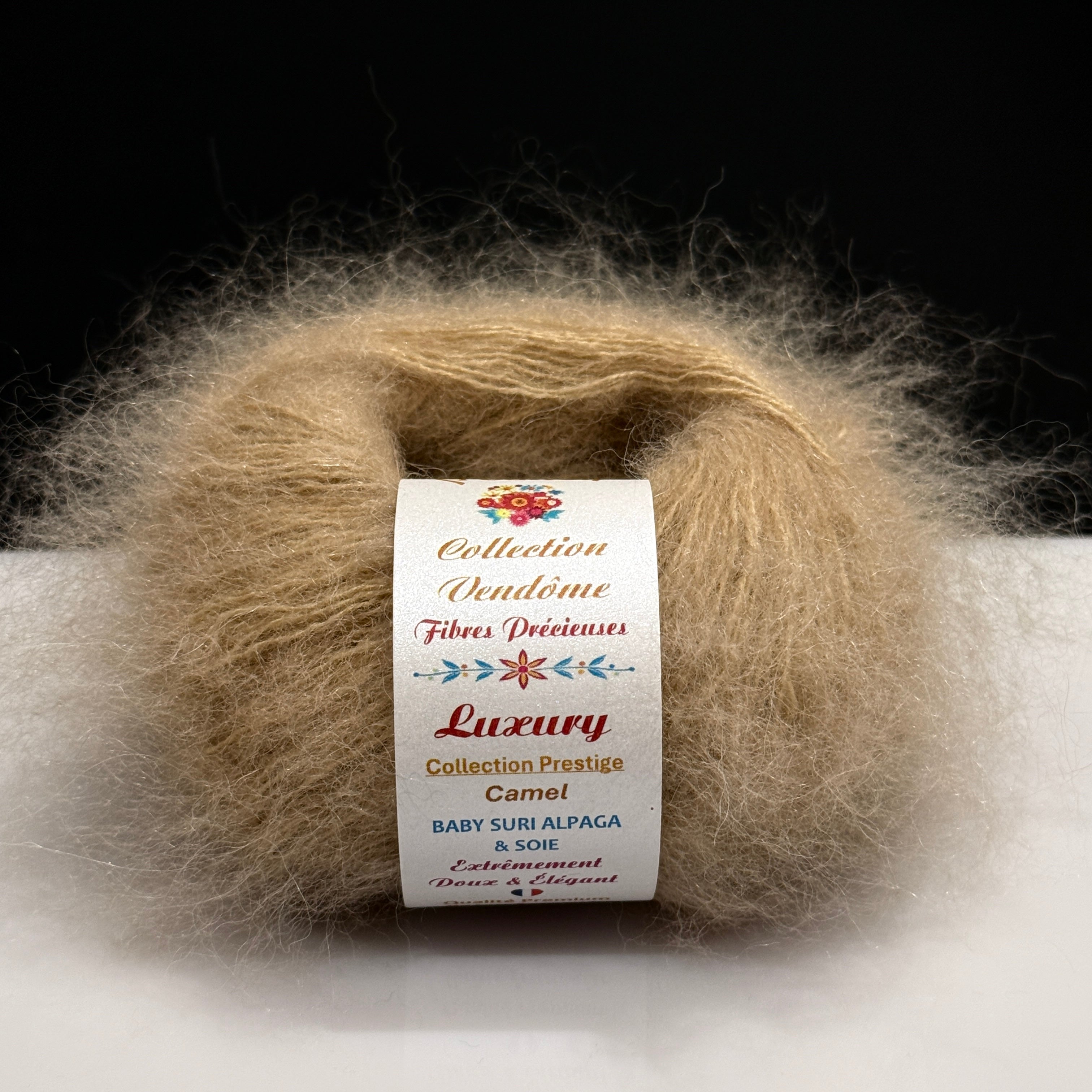 Luxury – Baby Suri Alpaga des Andes & Soie