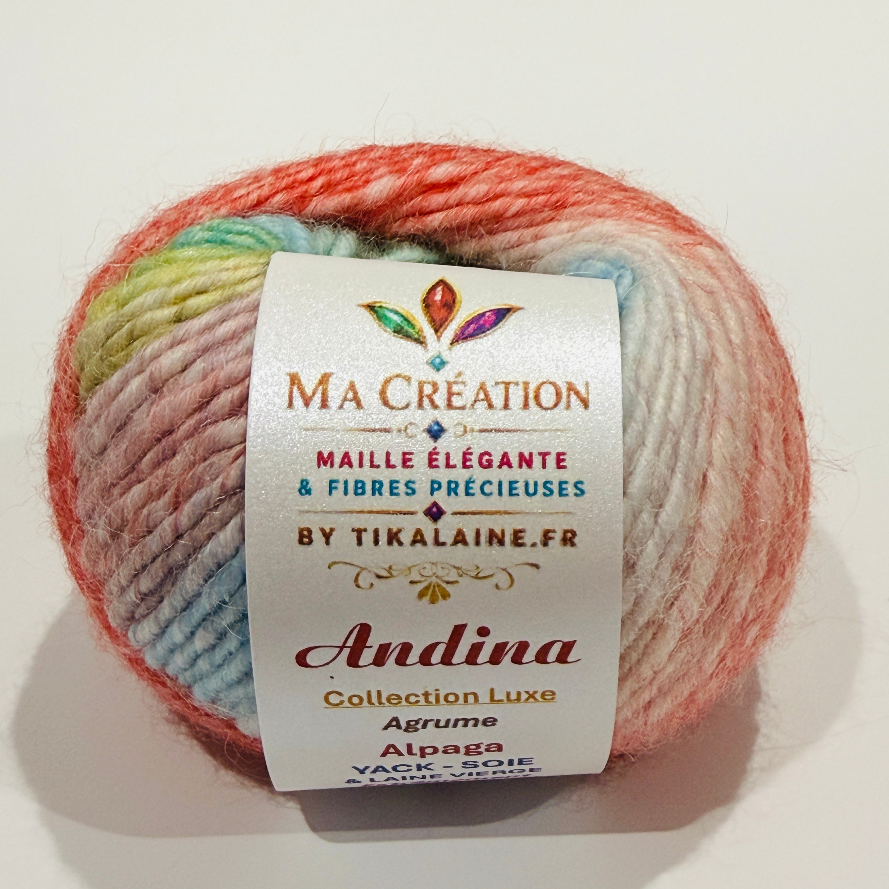Andina : Alpaga, Yack, Soie et Laine vierge