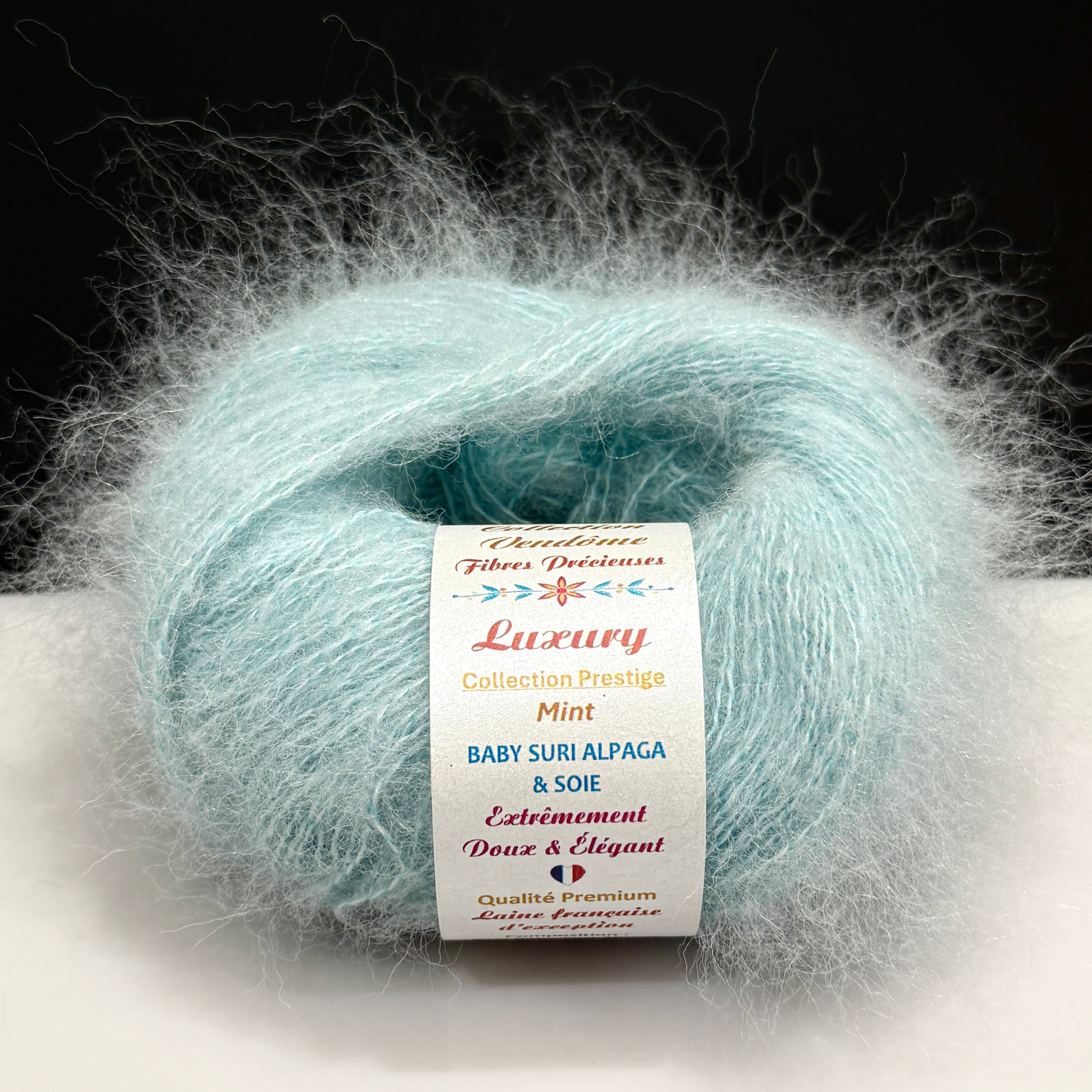 Luxury – Baby Suri Alpaga des Andes & Soie