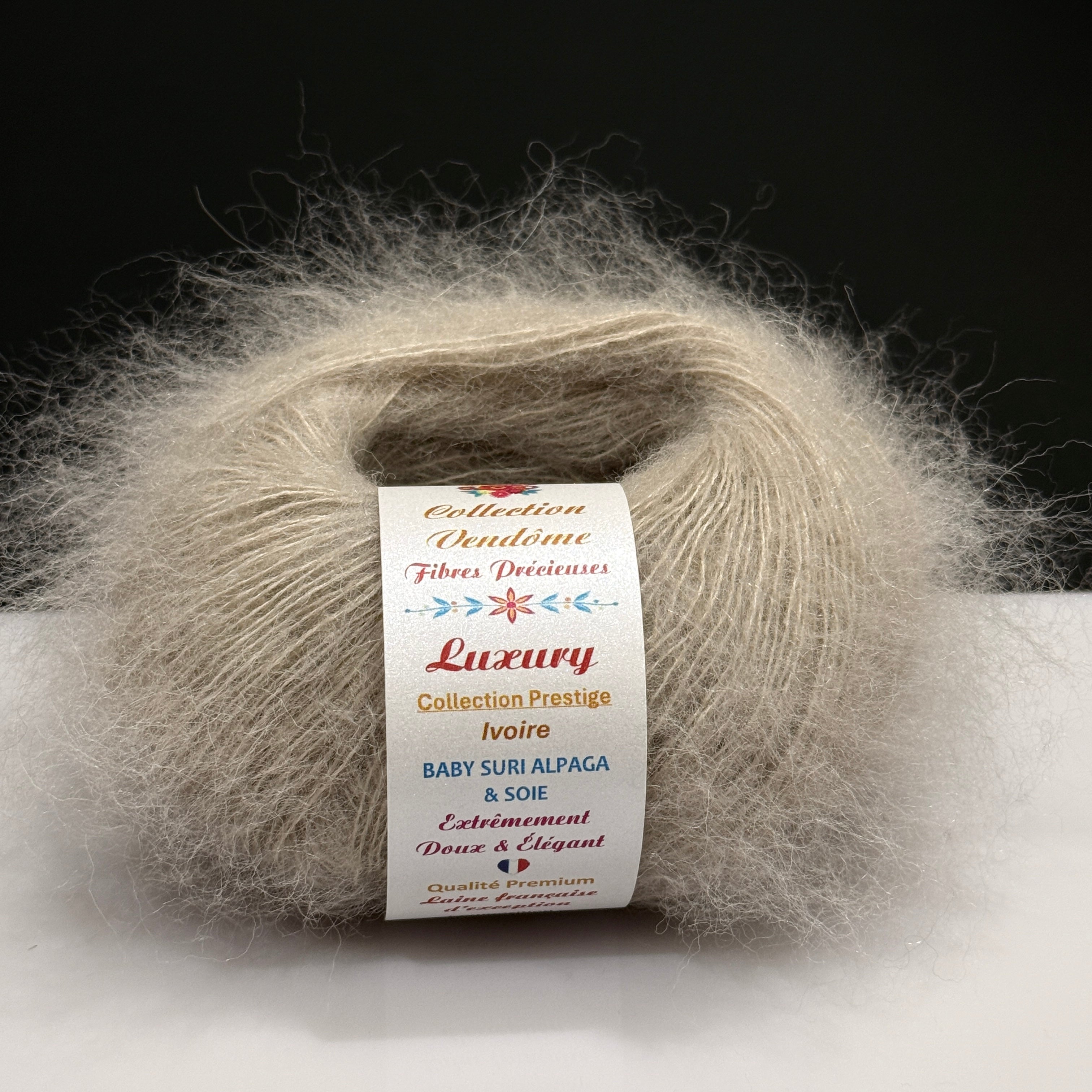 Luxury – Baby Suri Alpaga des Andes & Soie