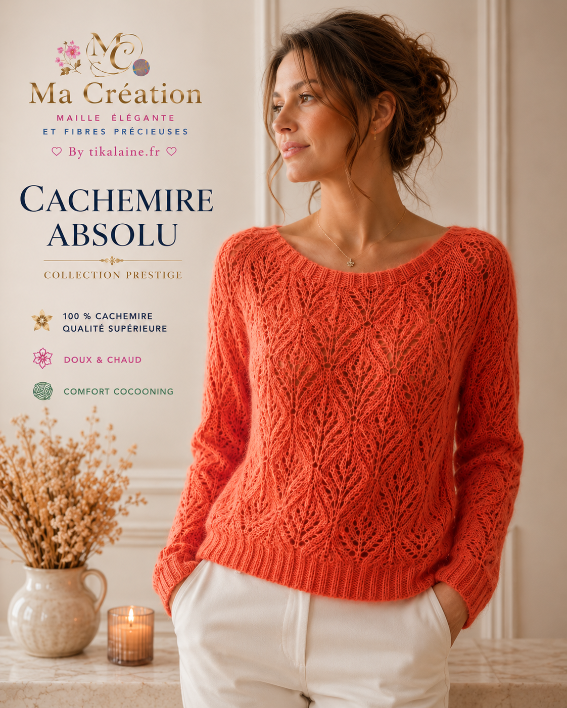 Cachemire Absolu : 100% cachemire