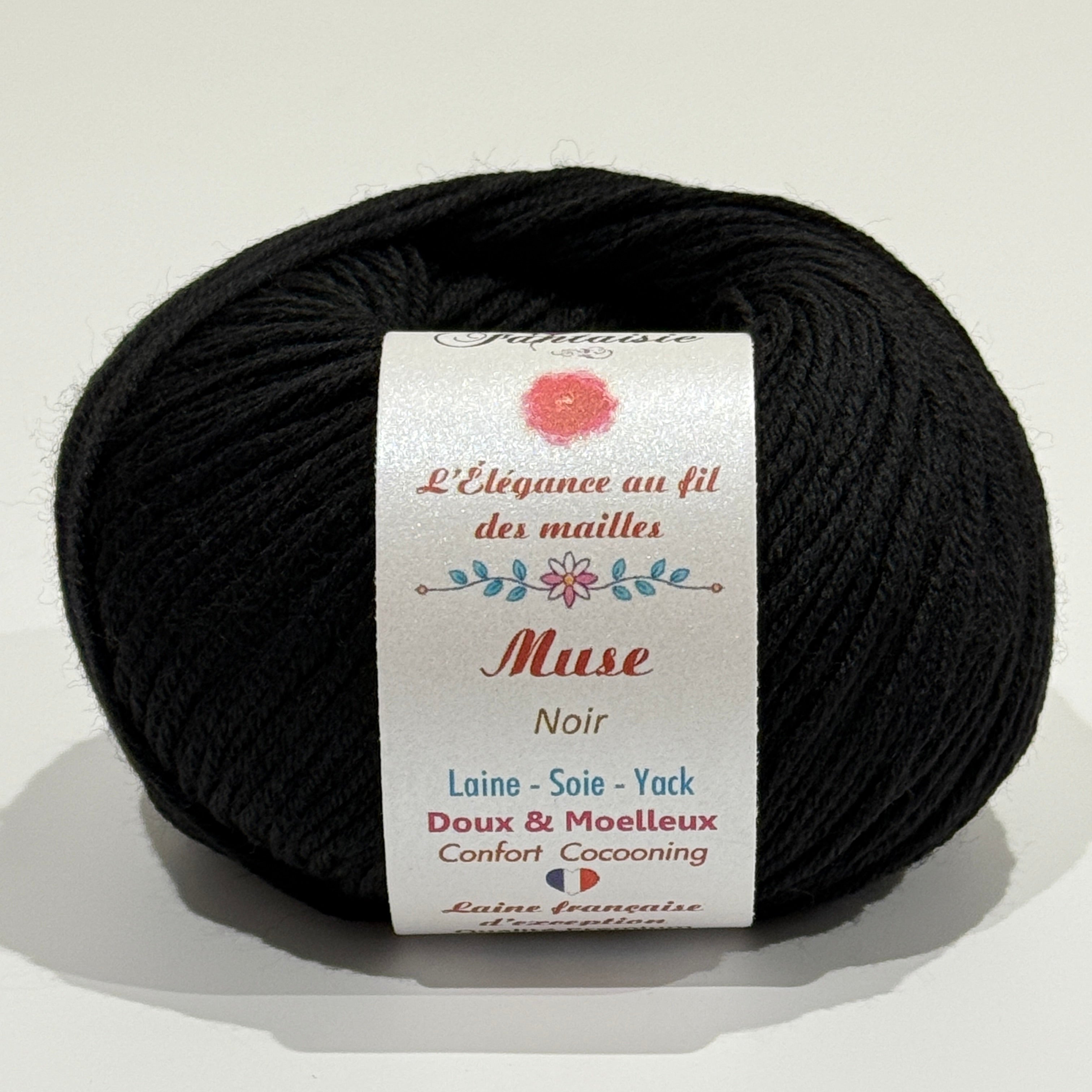 Muse : laine vierge extrafine, soie et yack