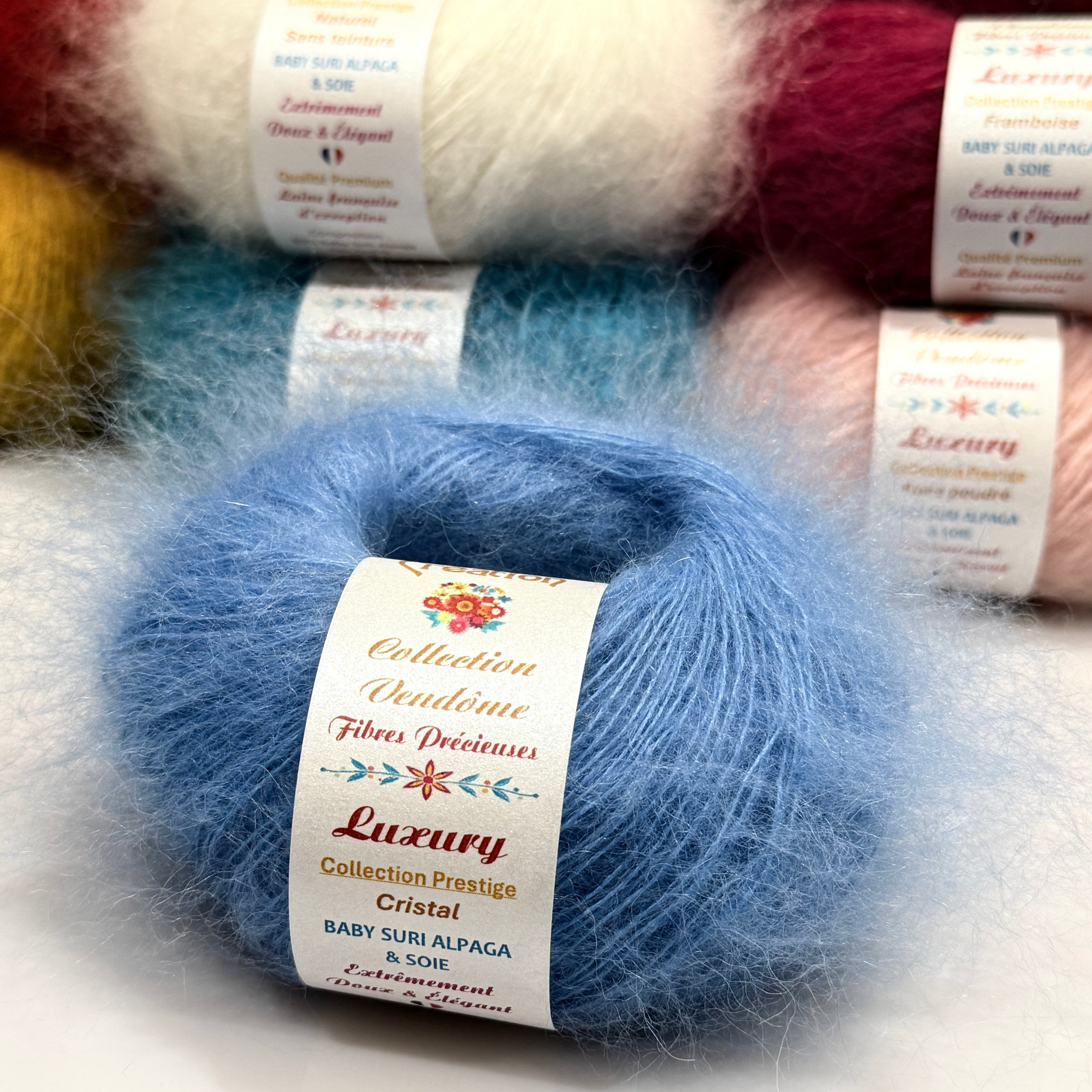 Luxury – Baby Suri Alpaga des Andes & Soie