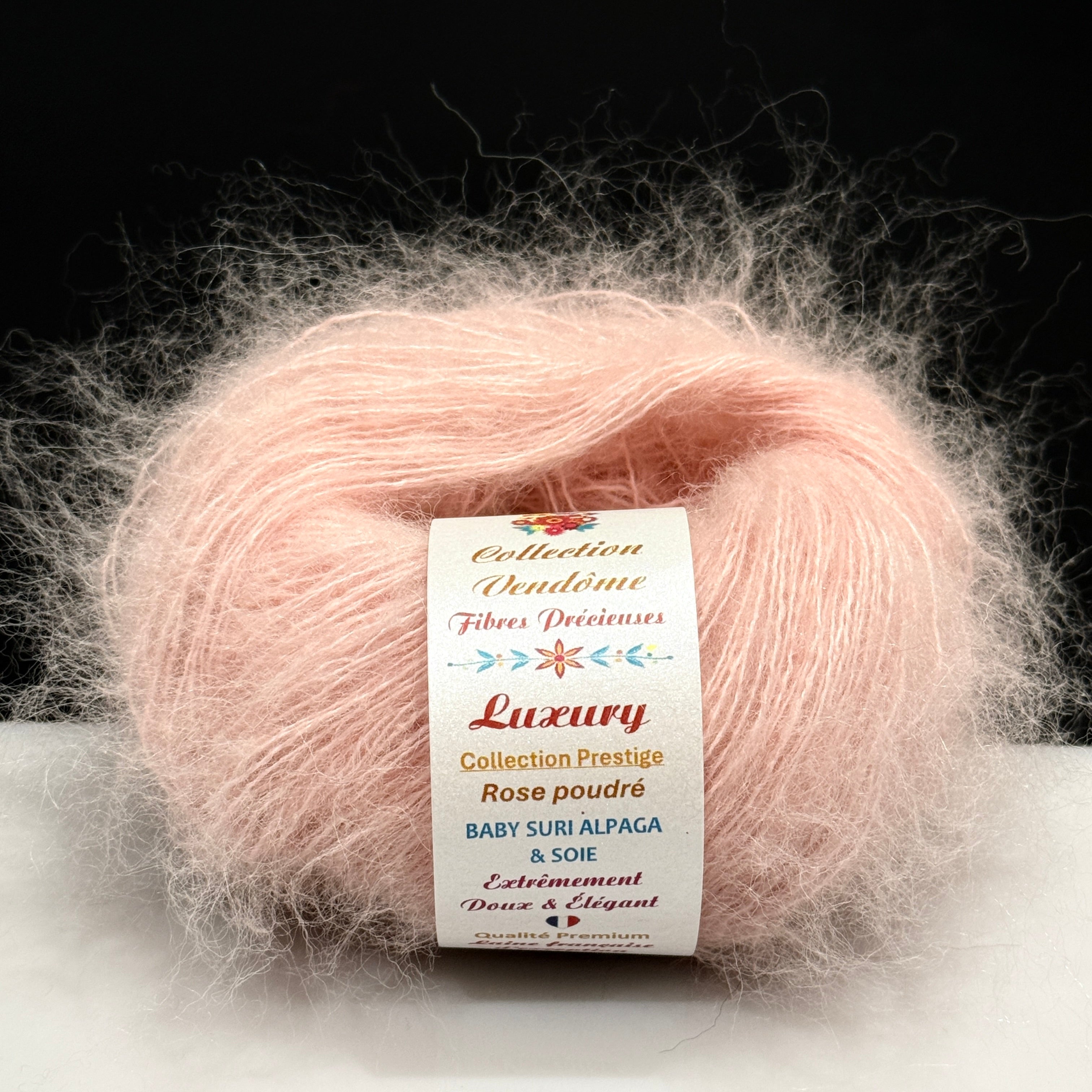Luxury – Baby Suri Alpaga des Andes & Soie