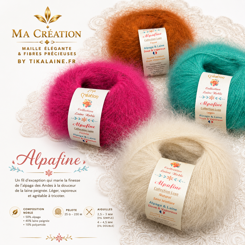Alpafine : alpaga et laine