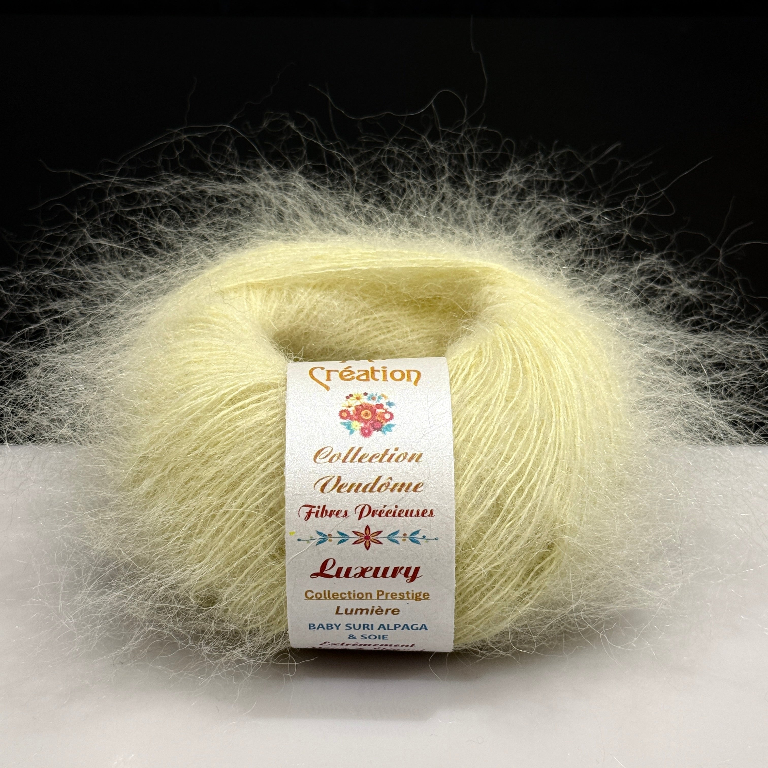 Luxury – Baby Suri Alpaga des Andes & Soie