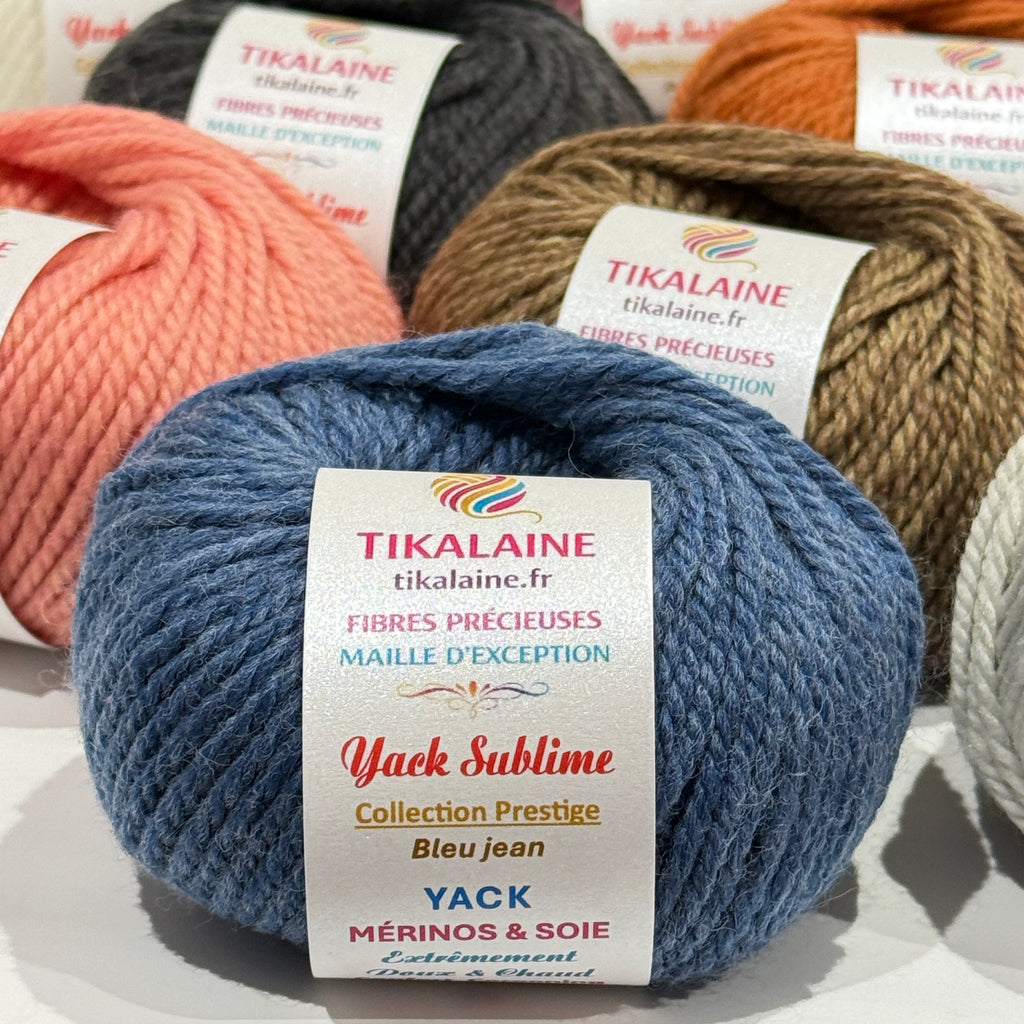YACK SUBLIME – DUVET DE YACK, MÉRINOS EXTRAFIN & SOIE