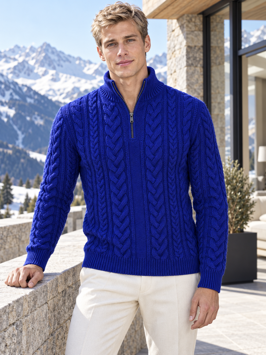 100%Cachemire Premium : Cône de 500g/2200m aiguilles/crochet 3,5-4mm