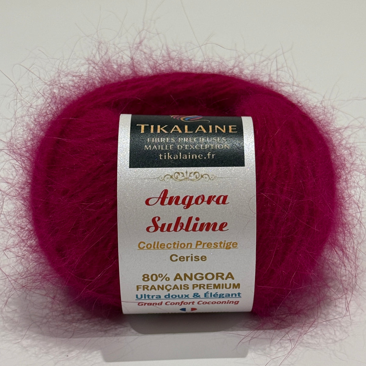 Angora Sublime : 80% Angora Français Premium & 20% Mérinos extrafin