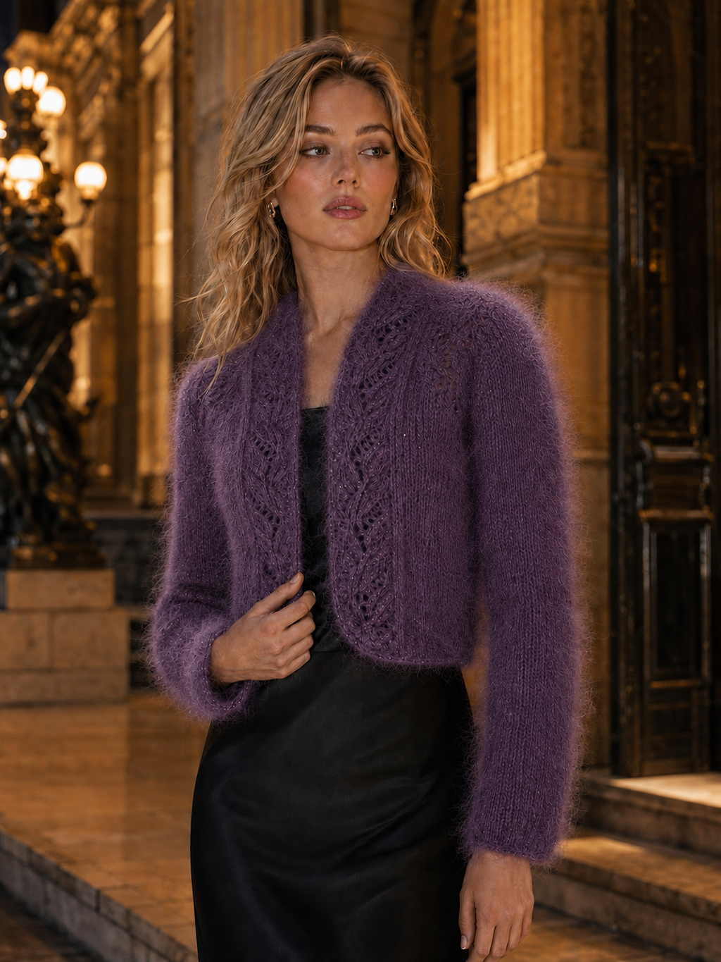 Priscillia : mohair, laine et lurex