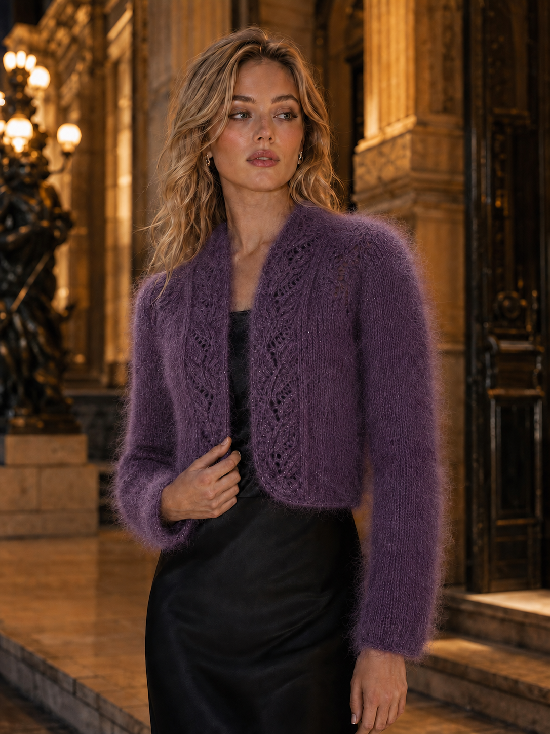 Priscillia : mohair, laine et lurex