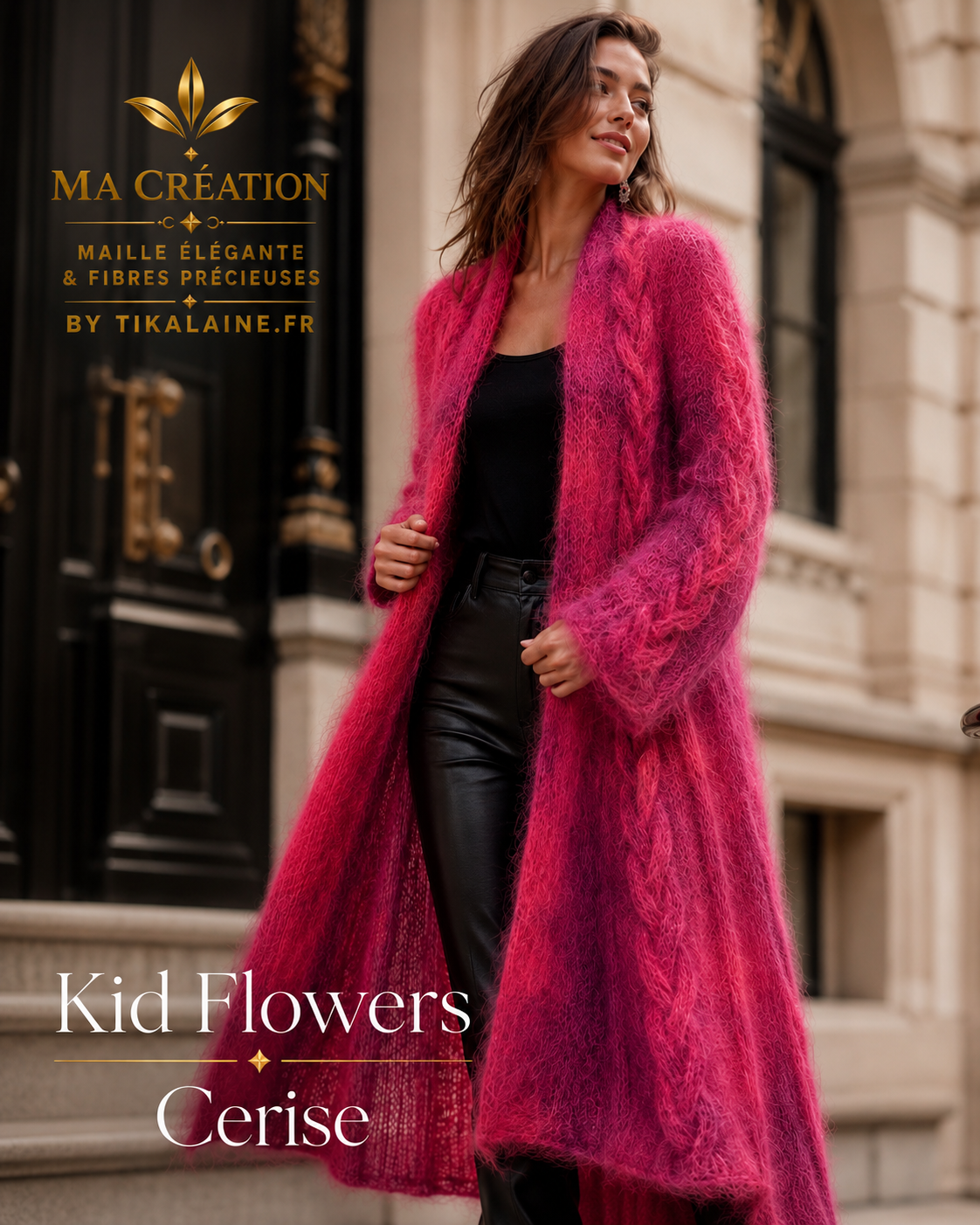 Kid Flowers : Kid Mohair et Soie