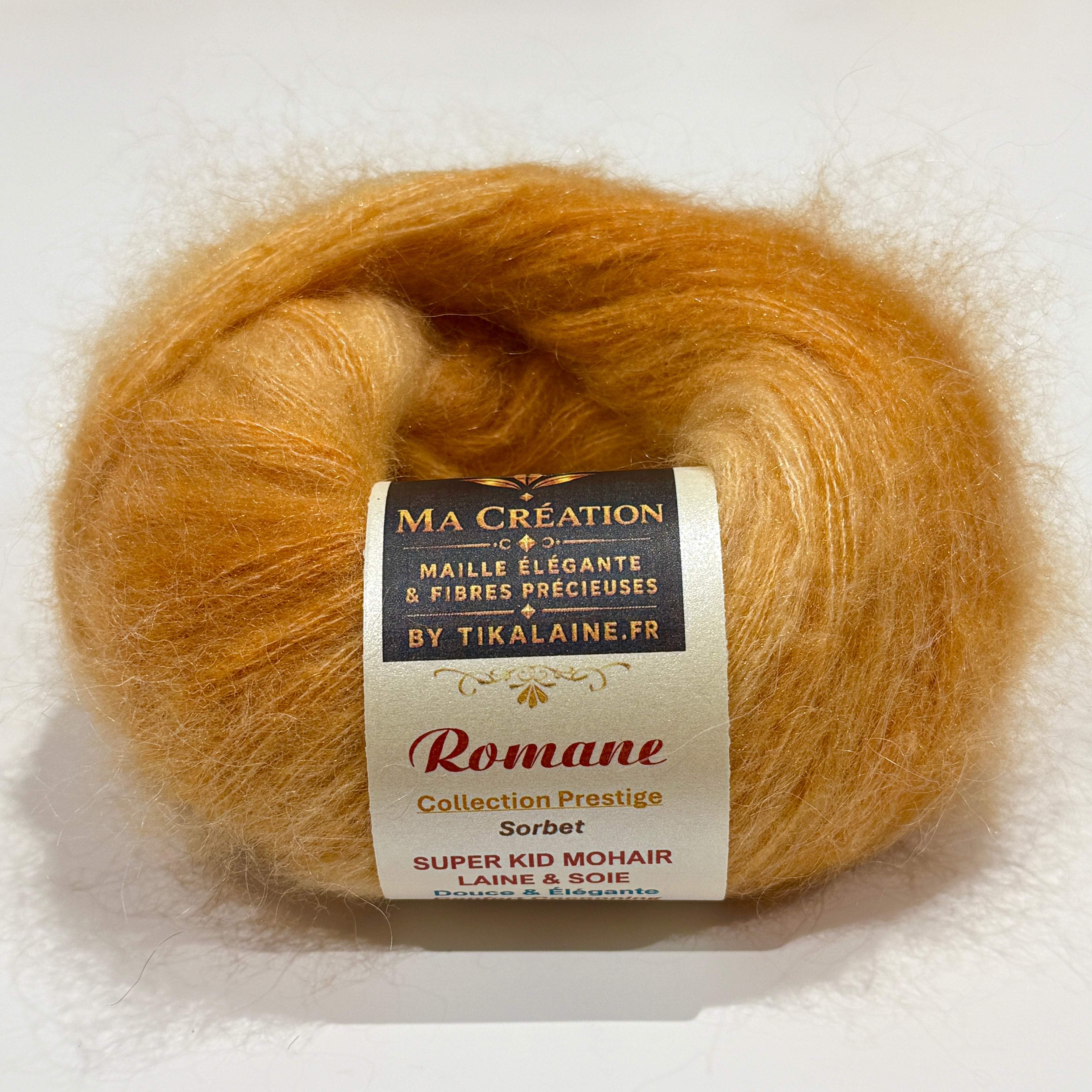 Romane : Super Kid Mohair • Soie • Laine peignée