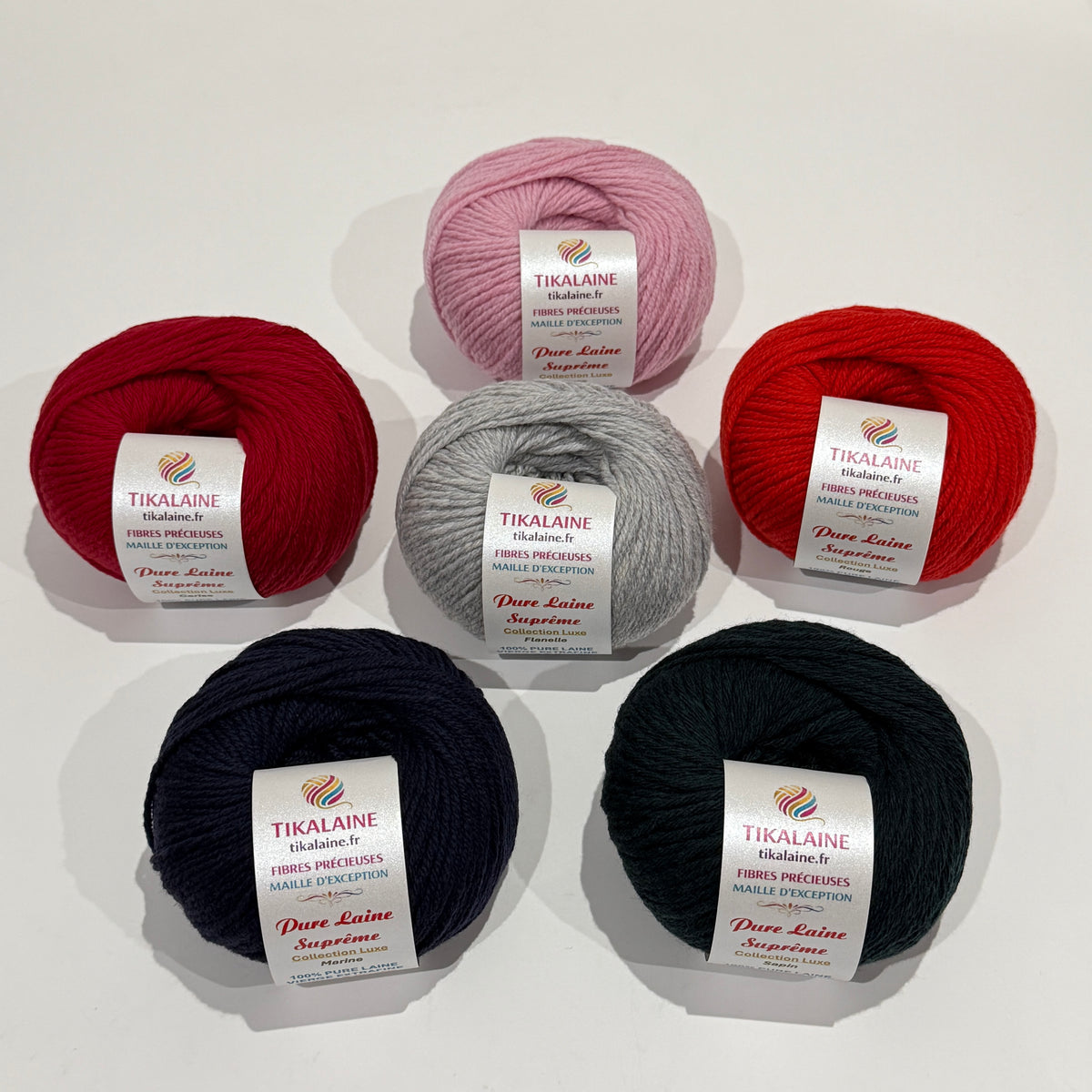 Pure laine Suprême : 100% laine vierge extra fine