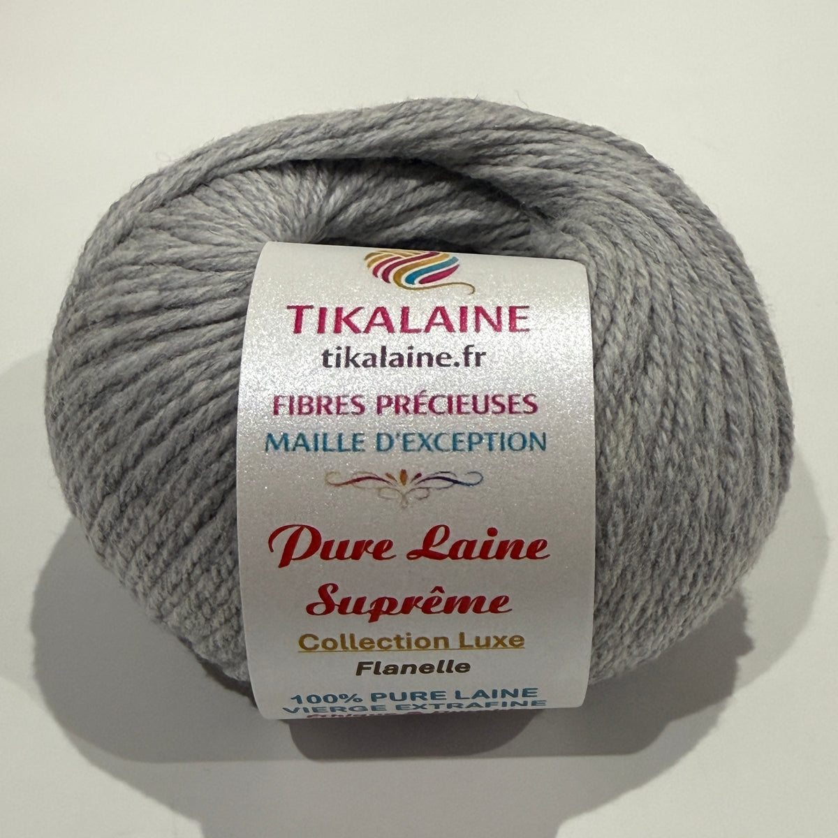 Pure laine Suprême : 100% laine vierge extra fine