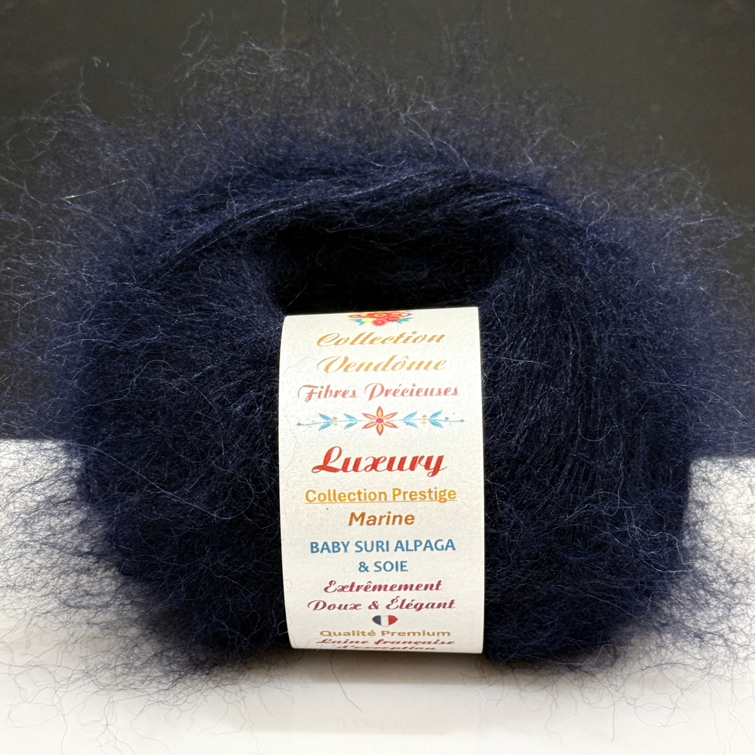 Luxury – Baby Suri Alpaga des Andes & Soie