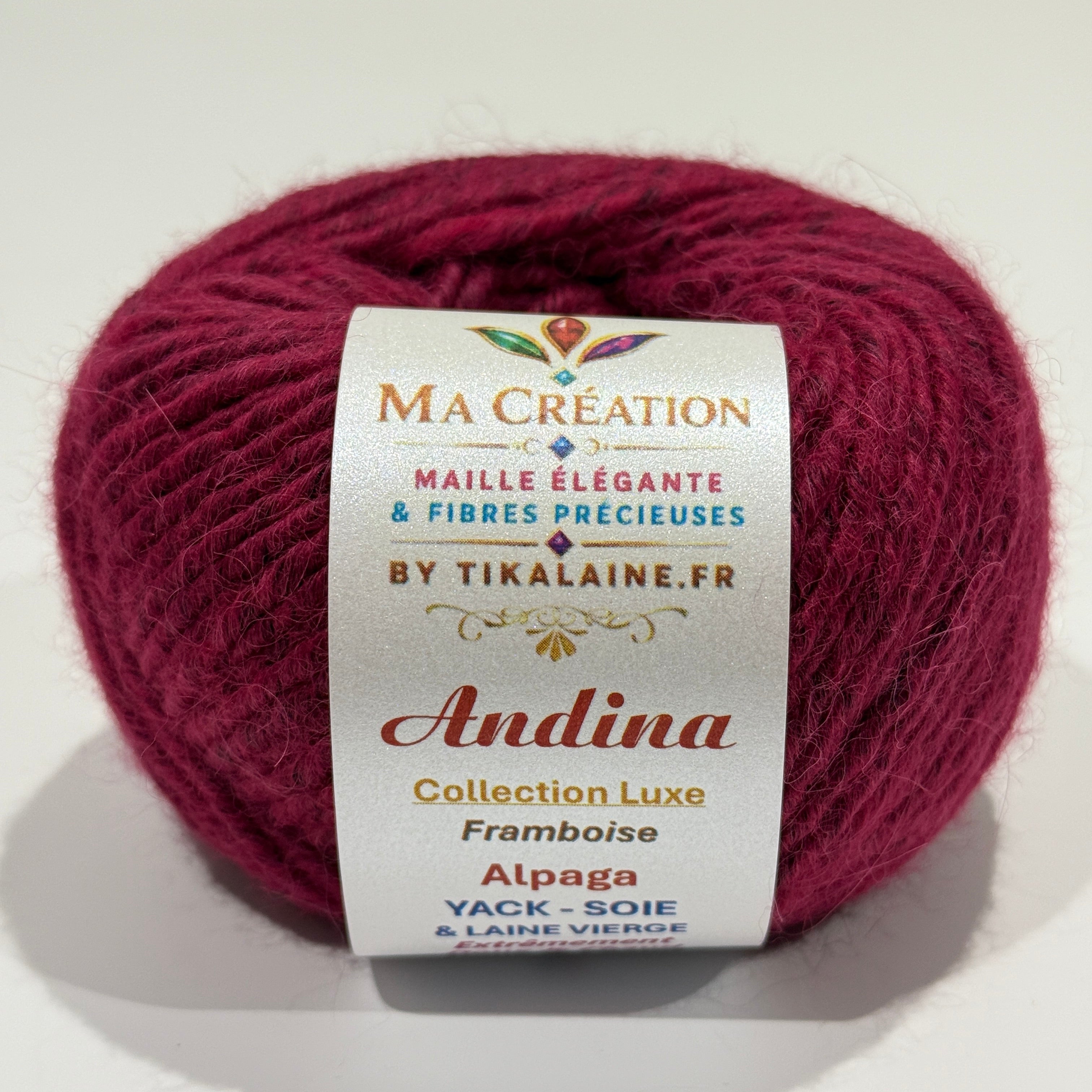 Andina : Alpaga, Yack, Soie et Laine vierge