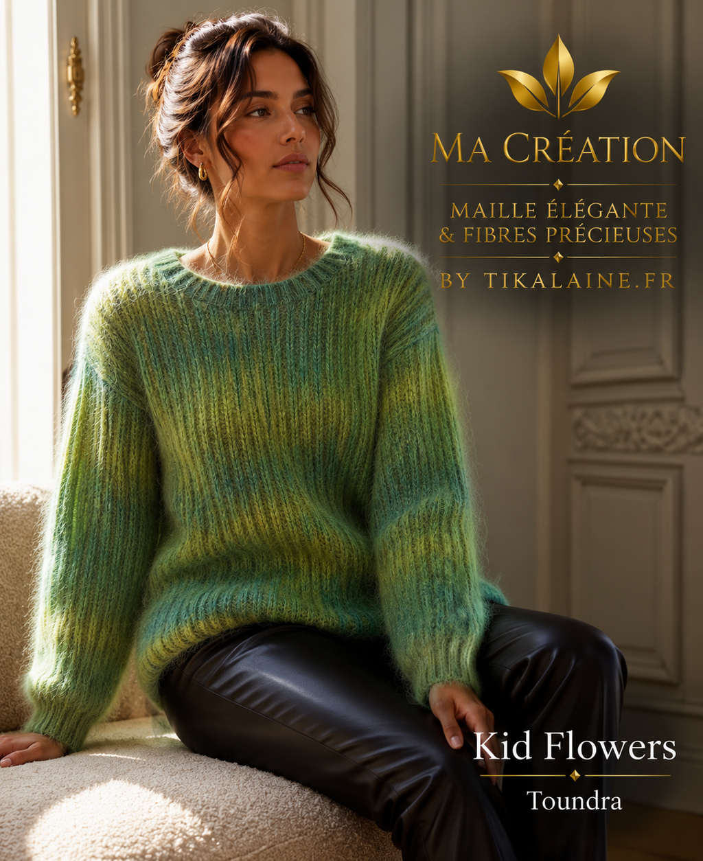 Kid Flowers : Kid Mohair et Soie