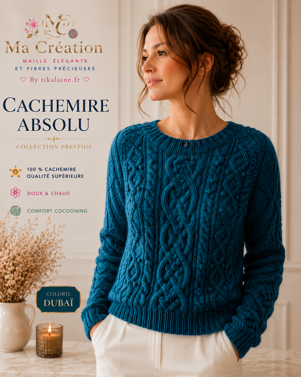 Cachemire Absolu : 100% cachemire