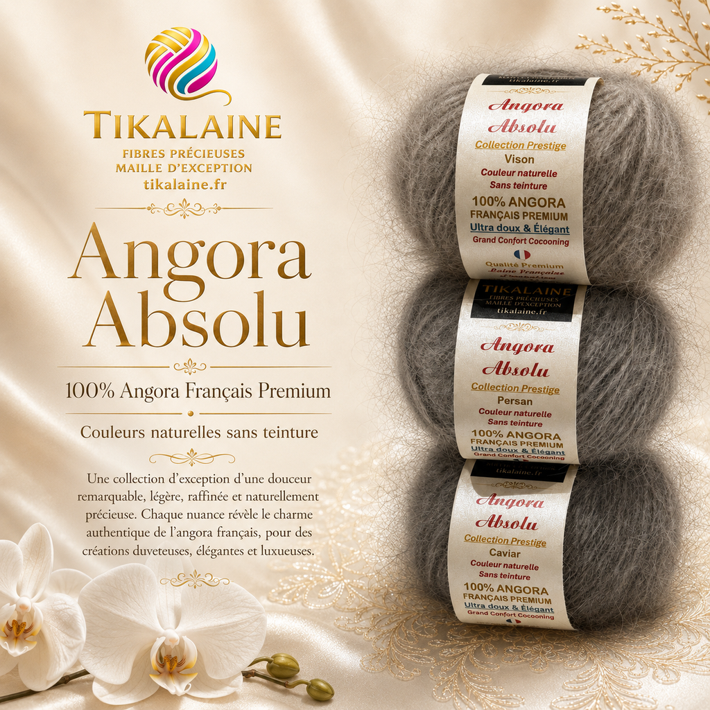 Angora Absolu : 100% Angora Français Premium