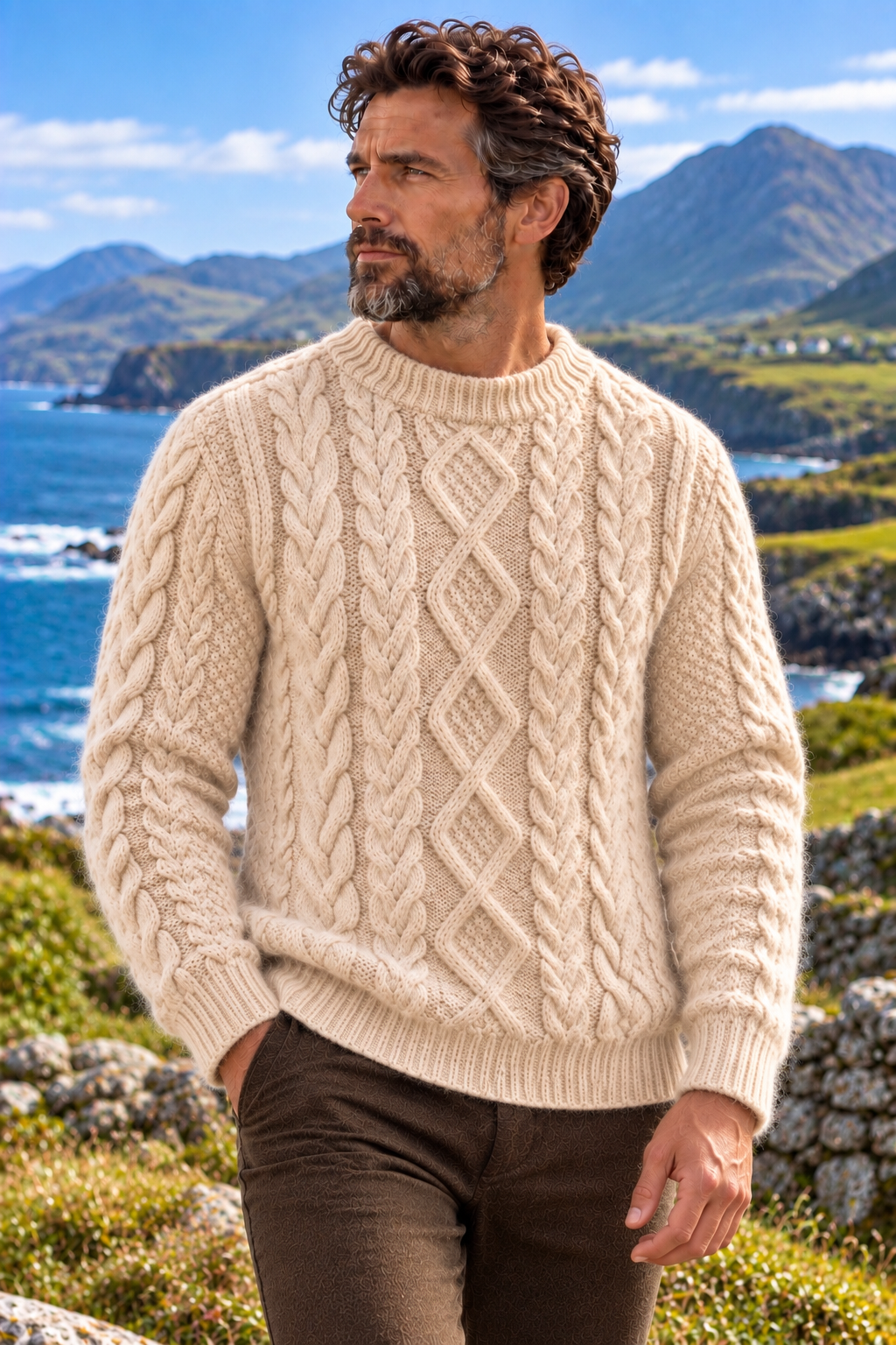 Nina : Angora Français, laine peignée et yack - pelote de 70g 120m - aiguilles/crochet 4-4,5mm