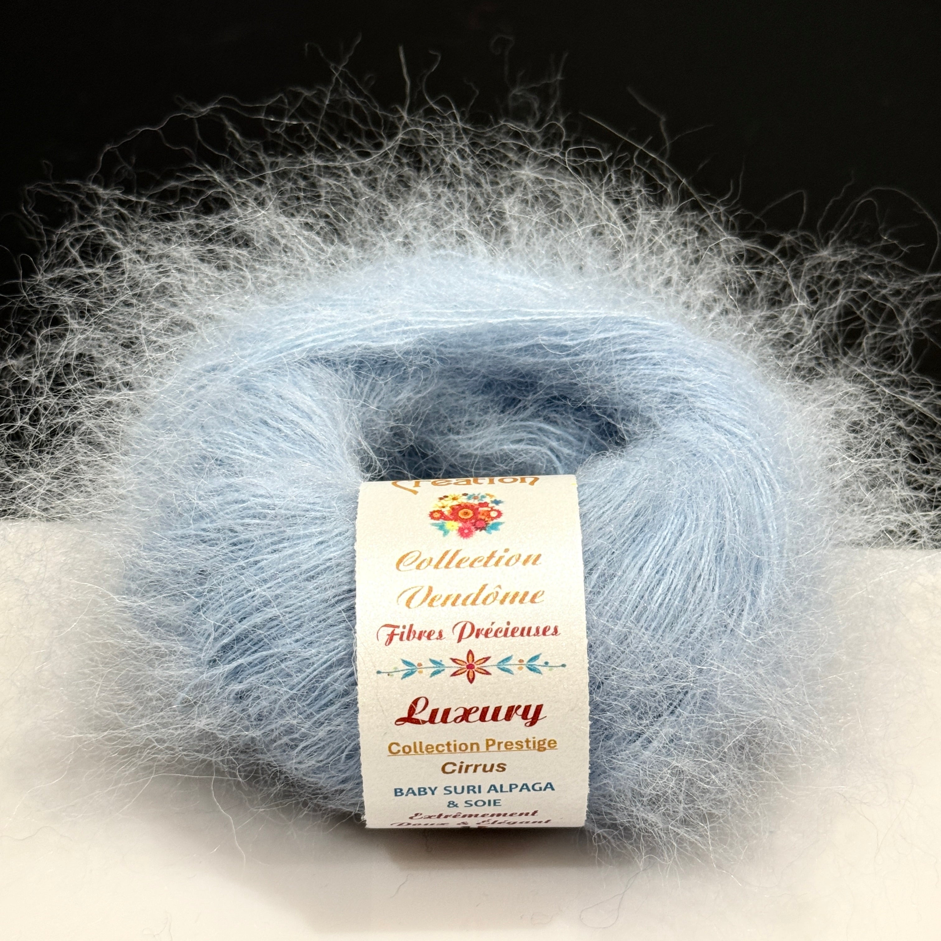 Luxury – Baby Suri Alpaga des Andes & Soie