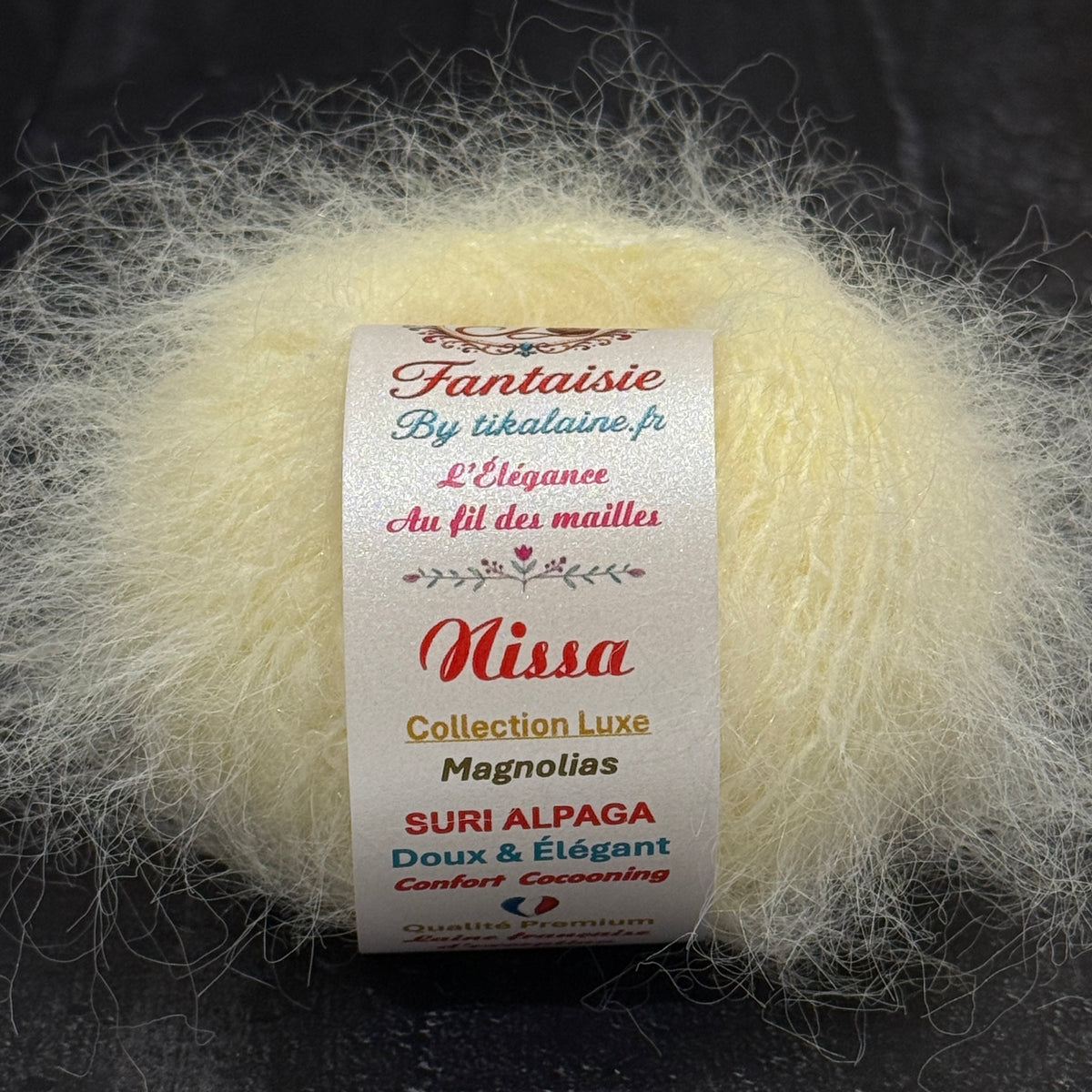 Nissa – Suri Alpaga doux et duveteux – lot à partir de 10 pelotes de 25 g / 110 m