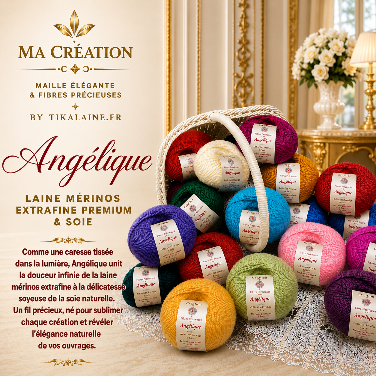 Angélique : Mérinos & Soie