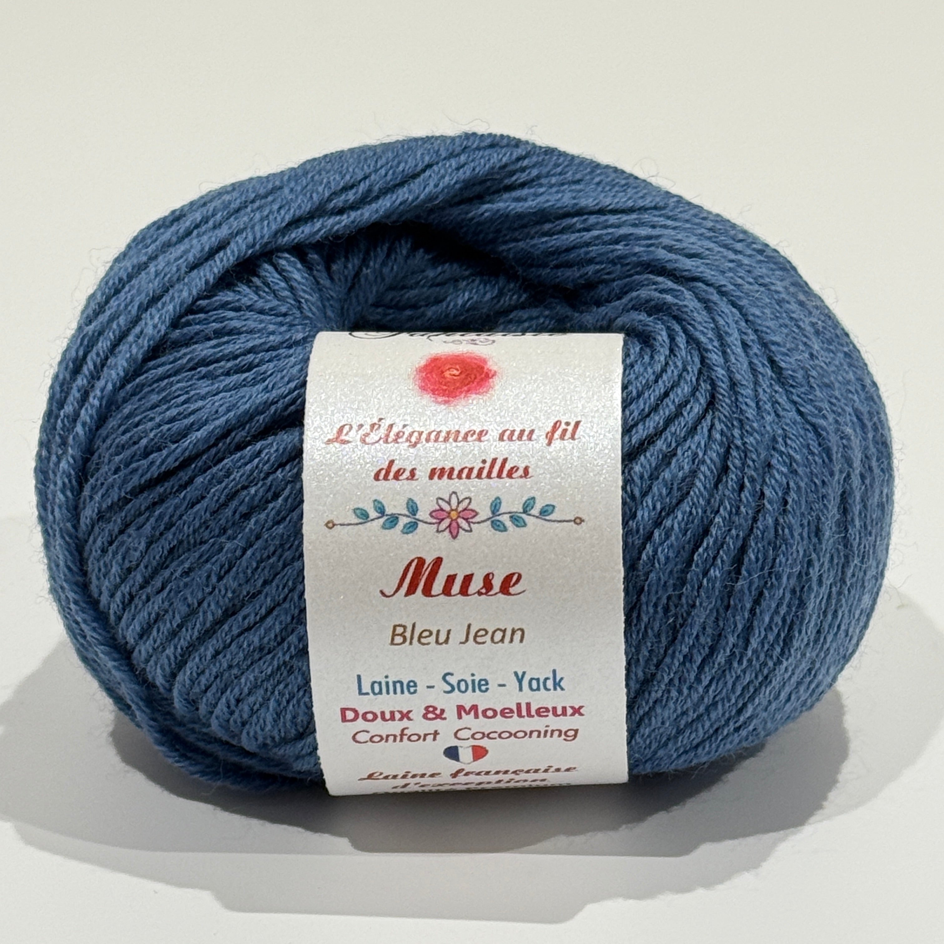 Muse : laine vierge extrafine, soie et yack