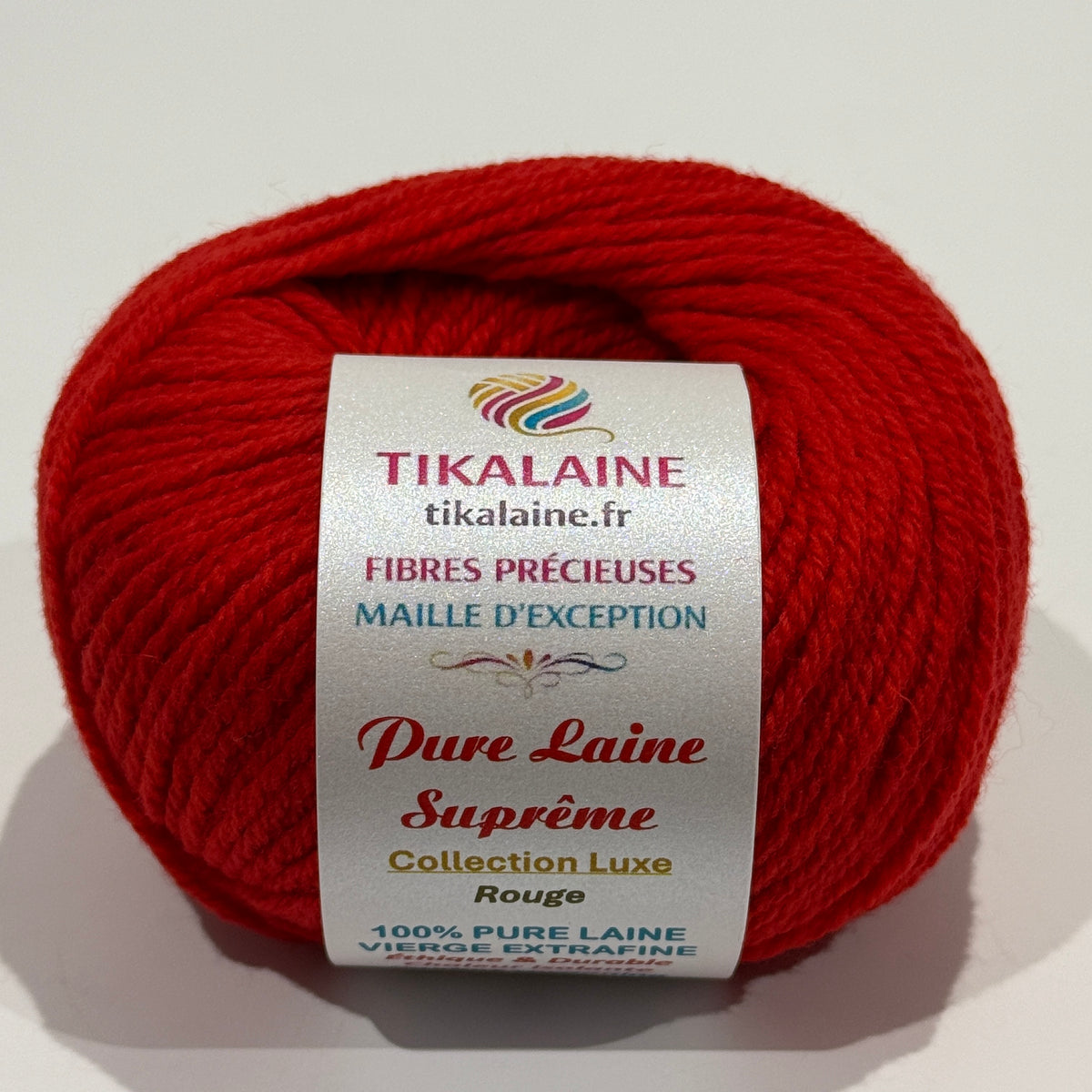 Pure laine Suprême : 100% laine vierge extra fine