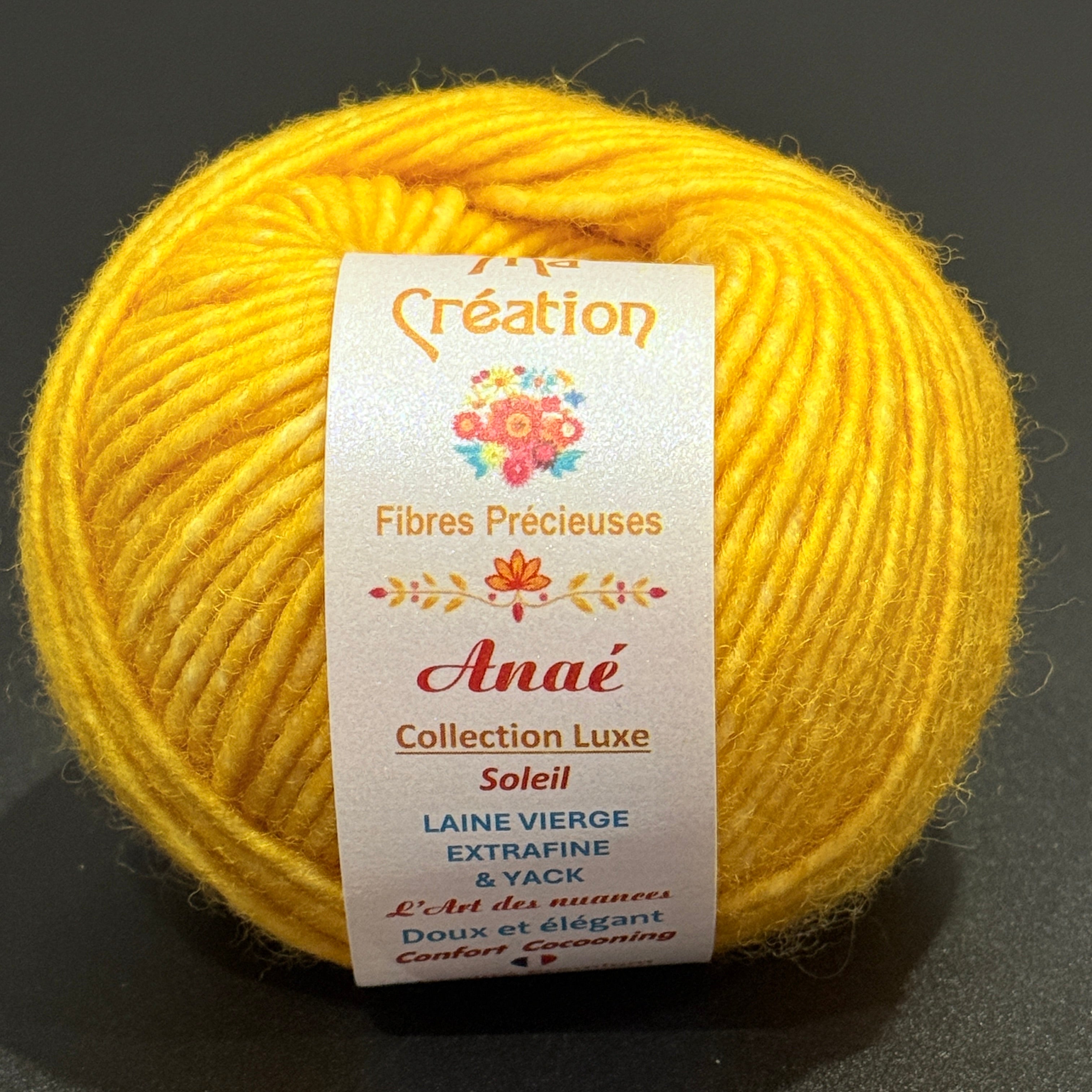 Anaé : laine vierge extrafine et yack