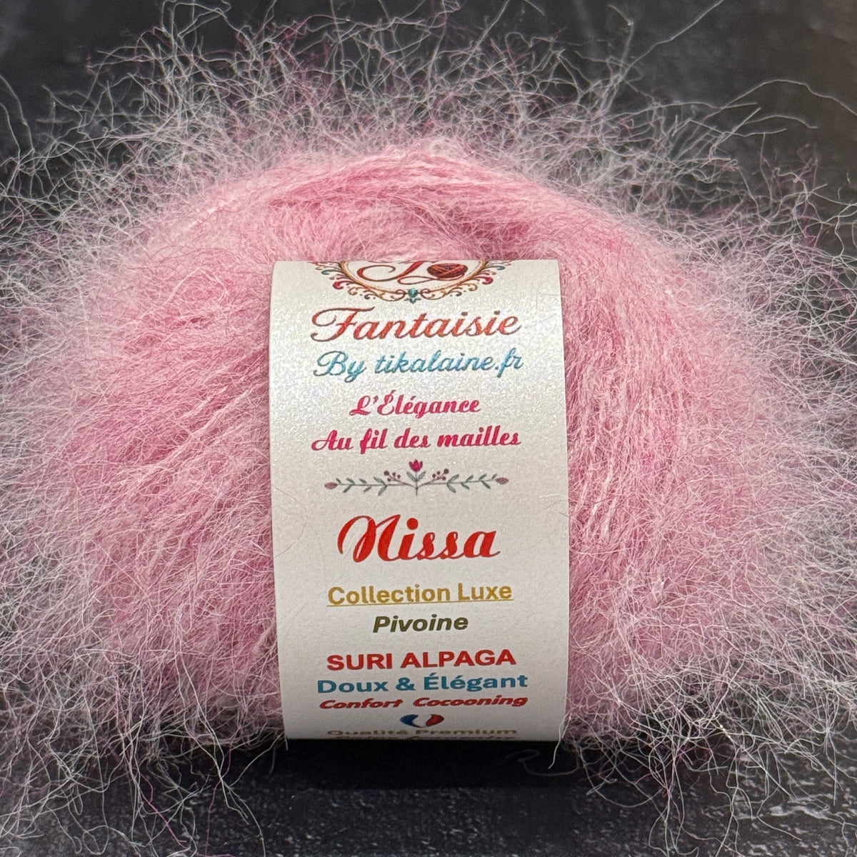 Nissa – Suri Alpaga doux et duveteux – lot à partir de 10 pelotes de 25 g / 110 m