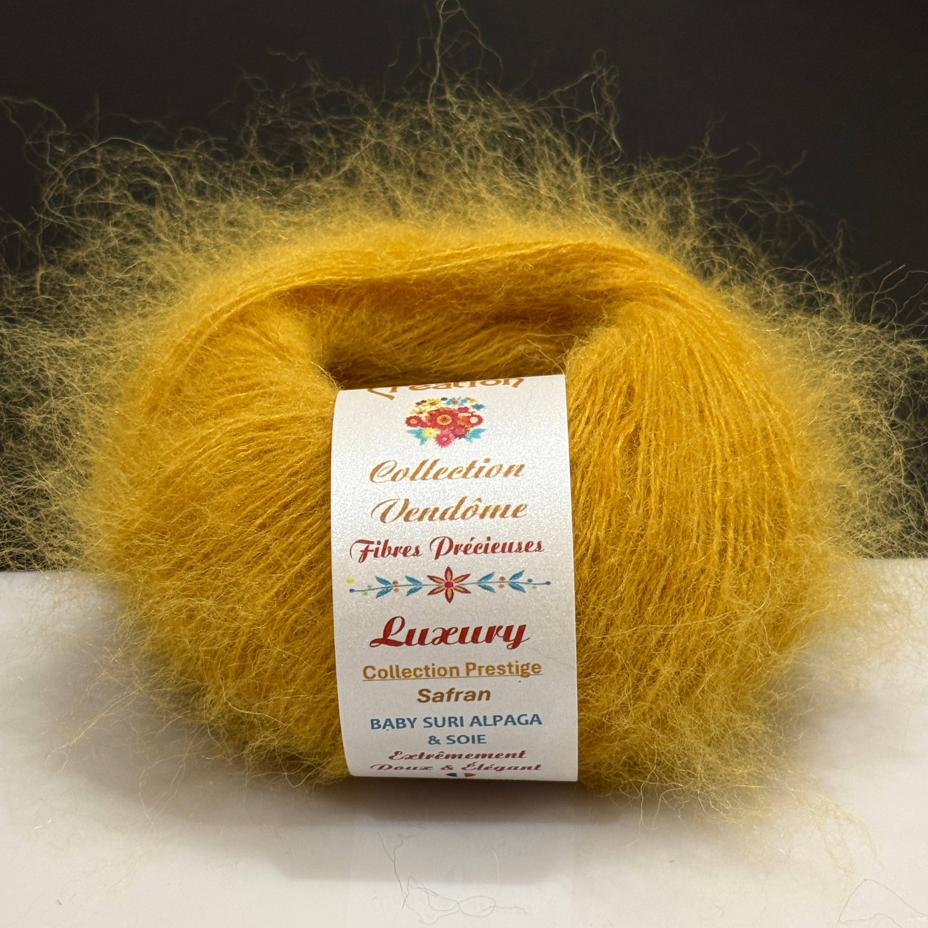 Luxury – Baby Suri Alpaga des Andes & Soie