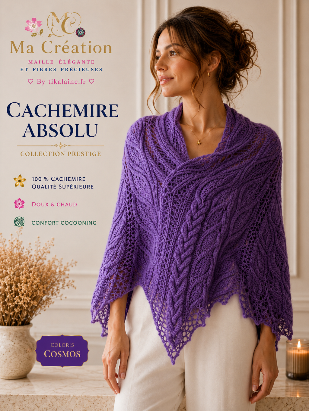 Cachemire Absolu : 100% cachemire