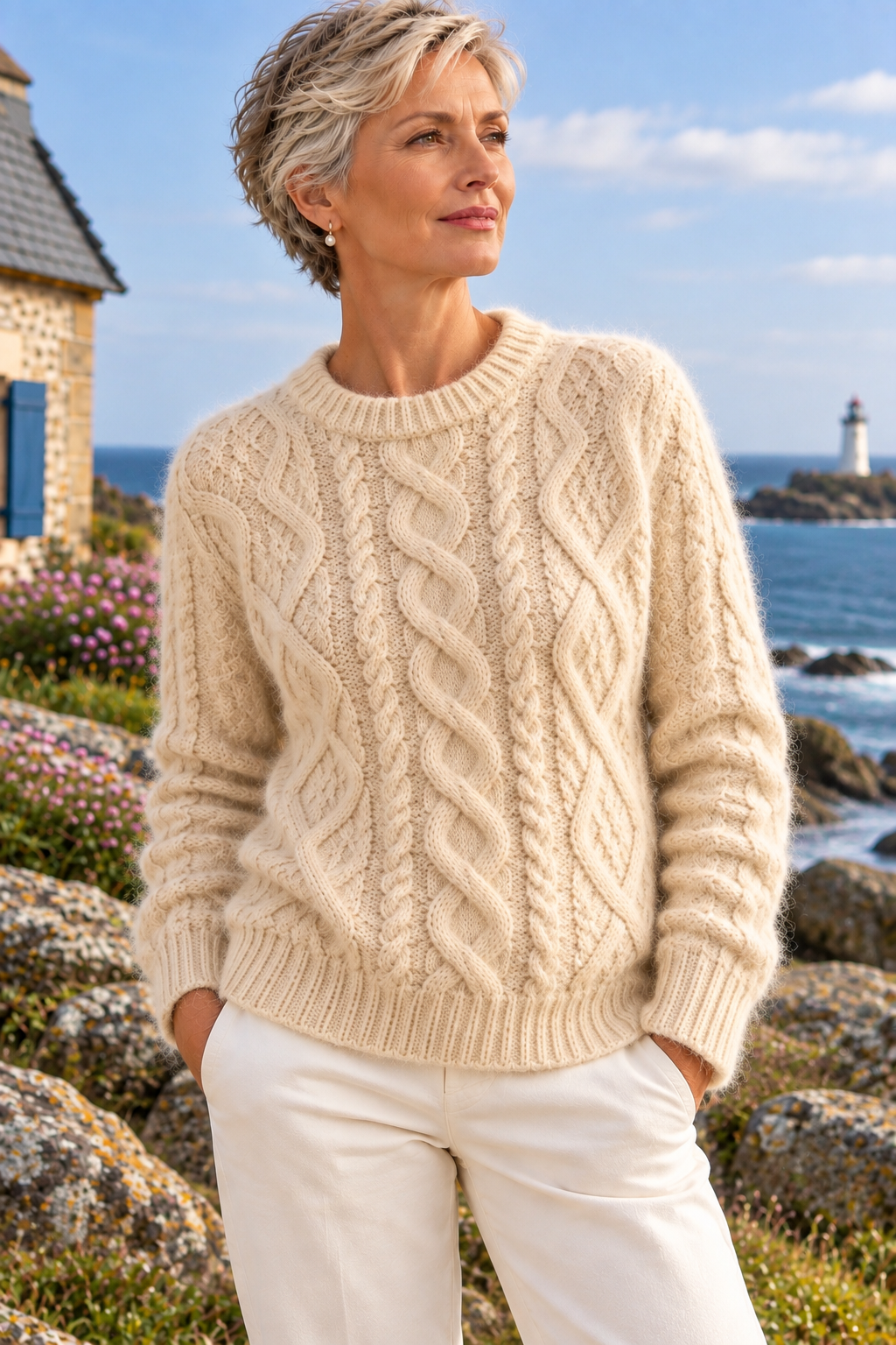 Nina : Angora Français, laine peignée et yack - pelote de 70g 120m - aiguilles/crochet 4-4,5mm