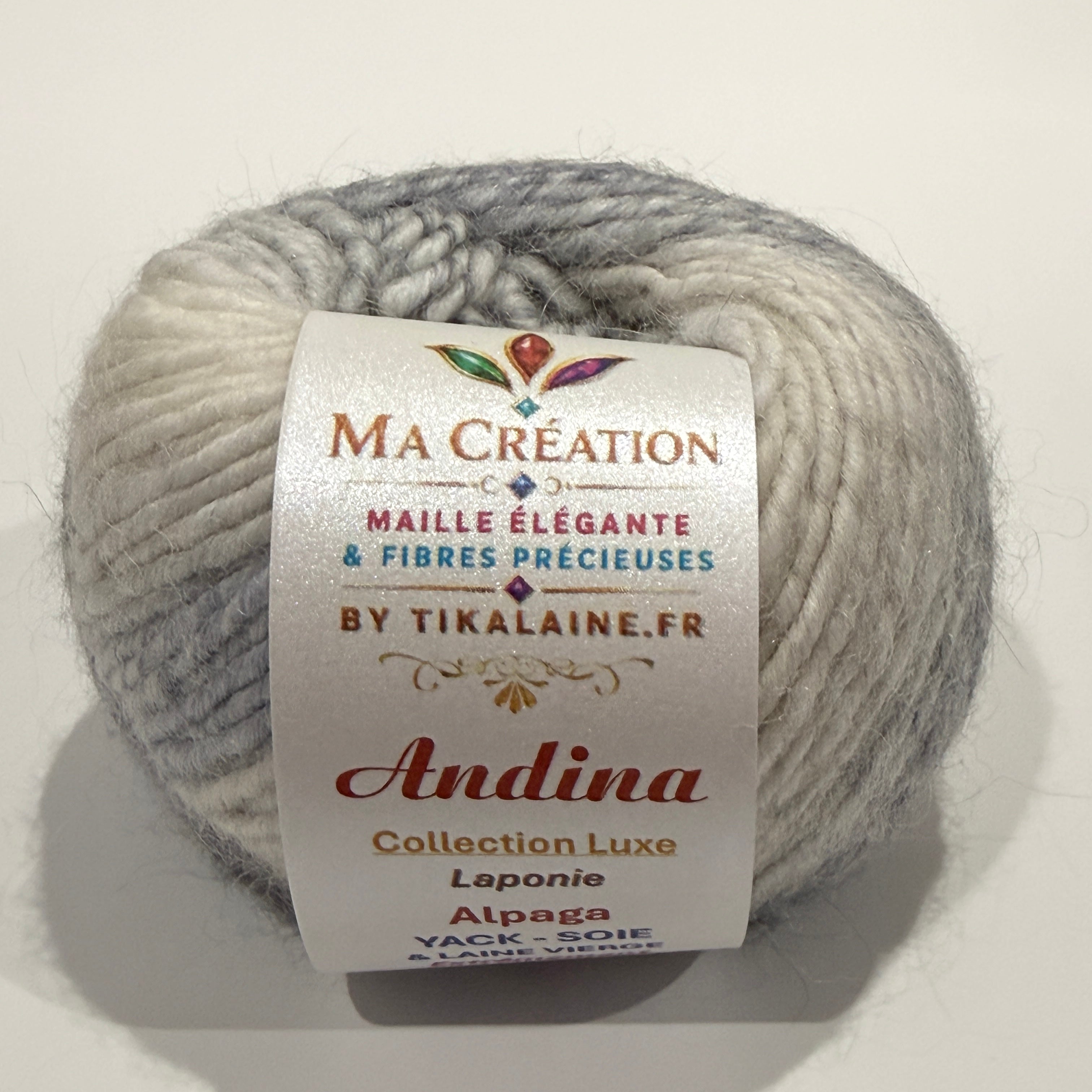 Andina : Alpaga, Yack, Soie et Laine vierge