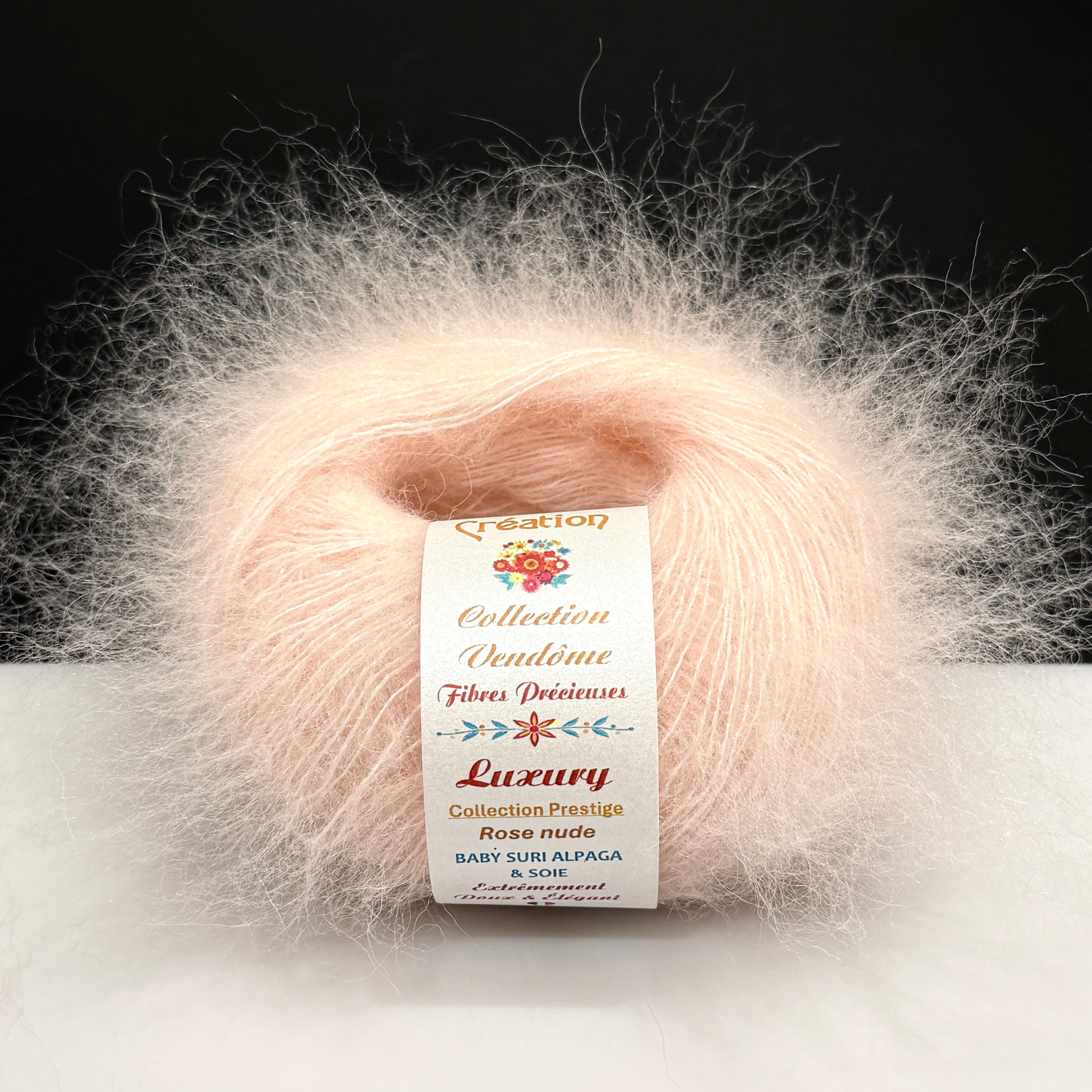 Luxury – Baby Suri Alpaga des Andes & Soie
