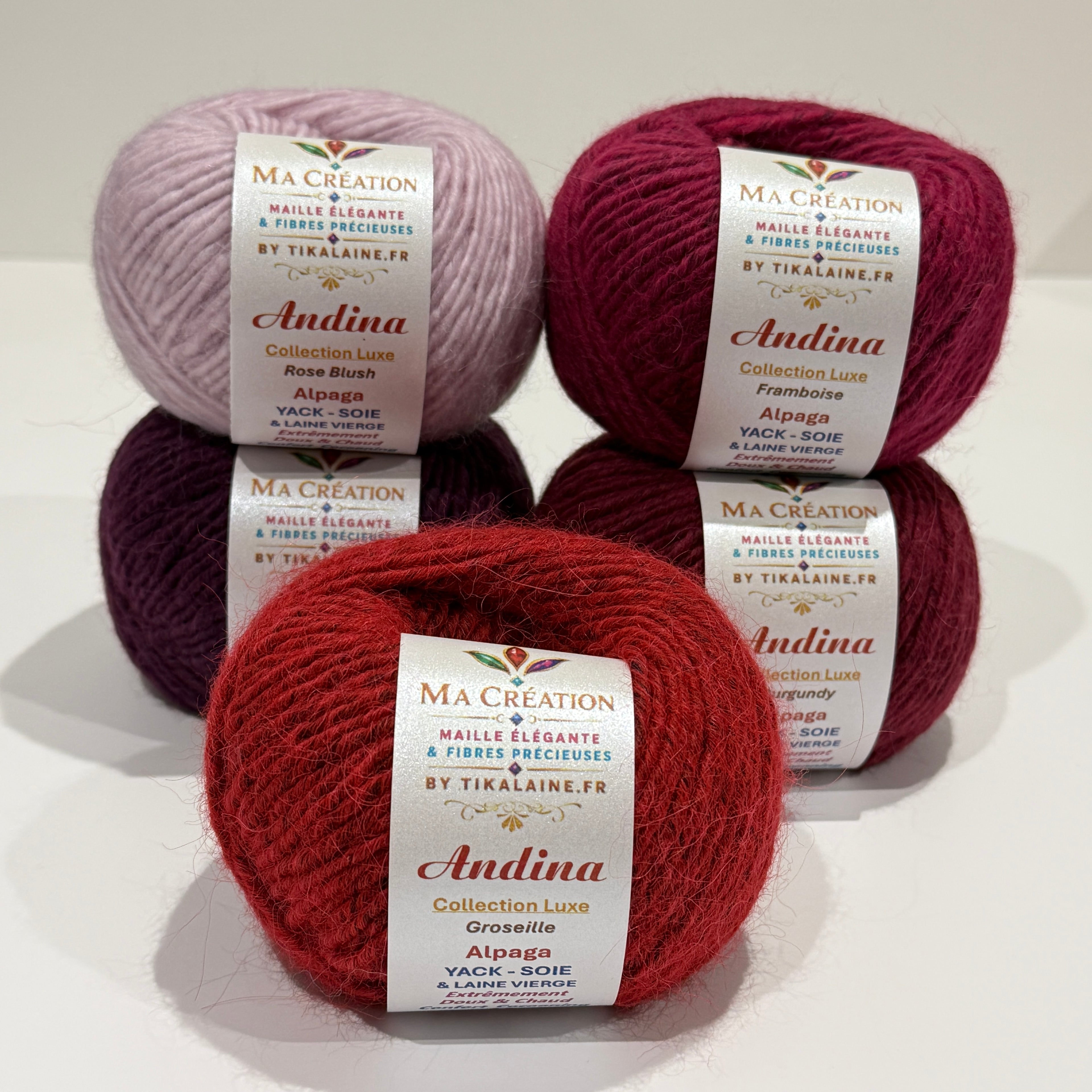 Andina : Alpaga, Yack, Soie et Laine vierge