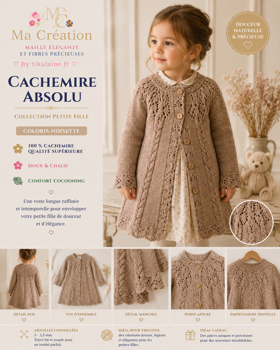 Cachemire Absolu : 100% cachemire