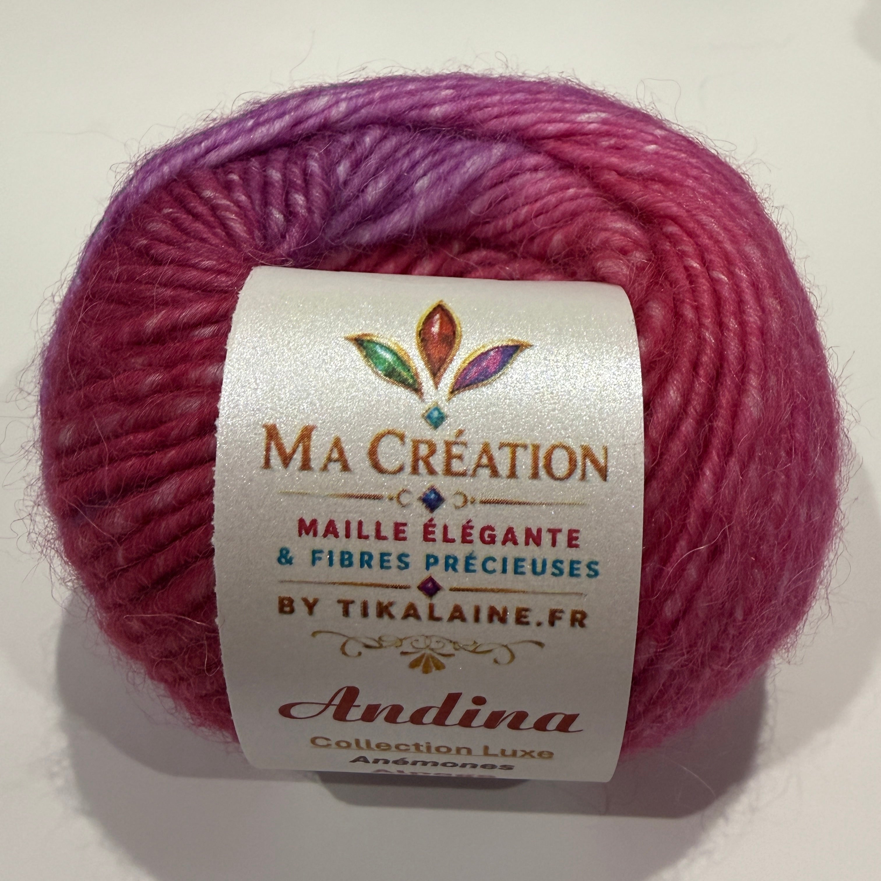 Andina : Alpaga, Yack, Soie et Laine vierge